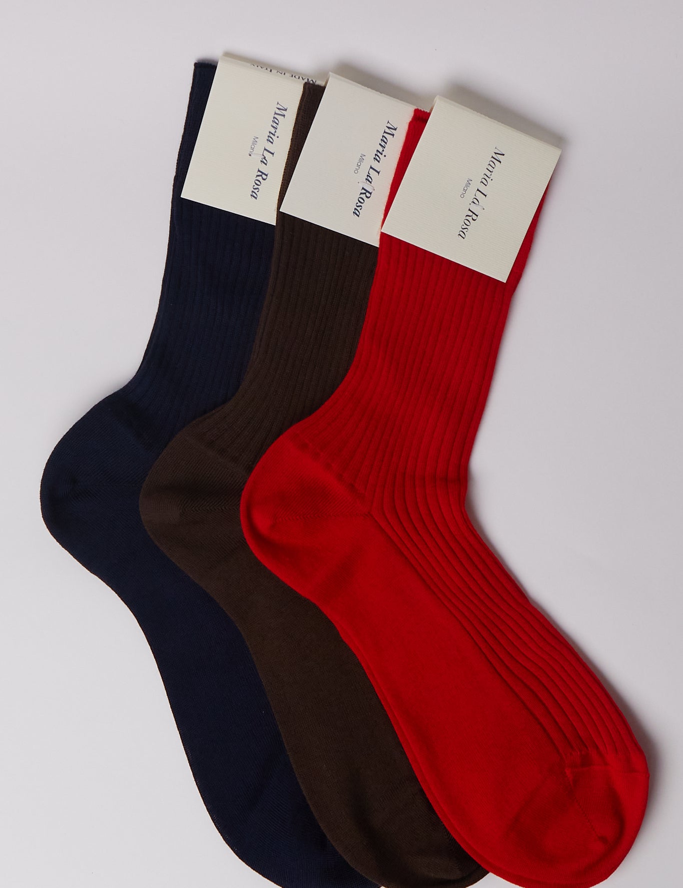 Maria La Rosa Organic Cotton Socks, curated by Shop Sommer in San Francisco.