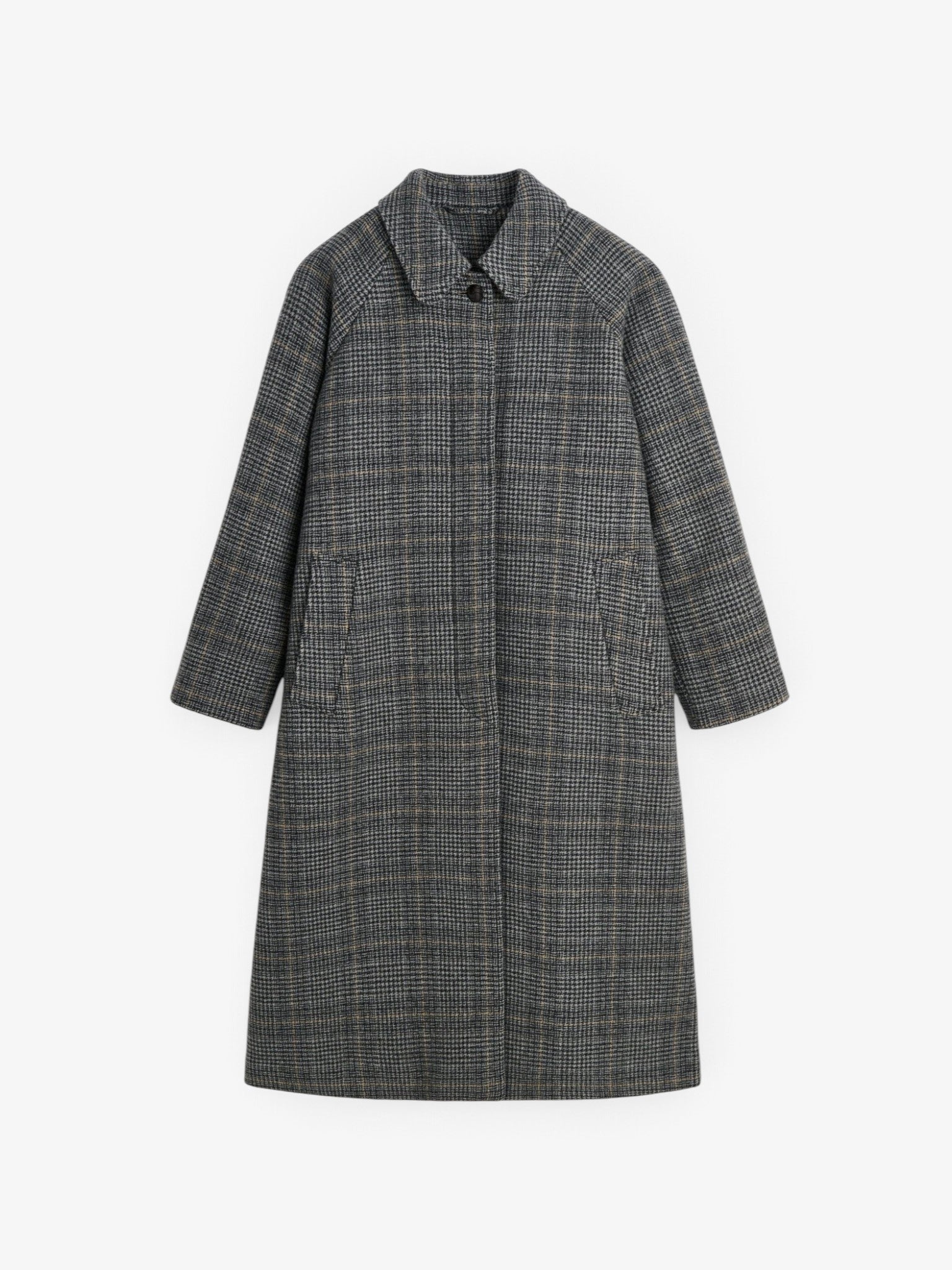 Mary Coat in Grey Check