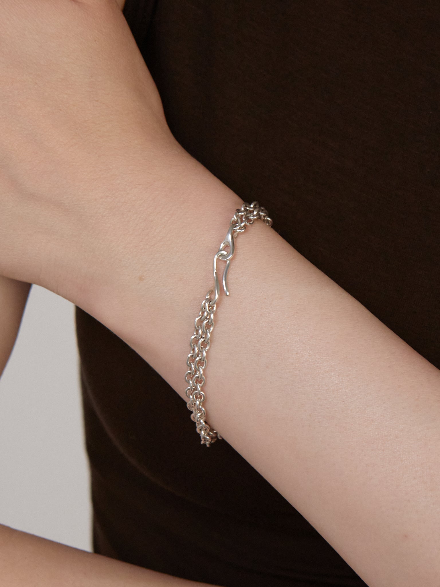 Mini Elo Double Chain Bracelet