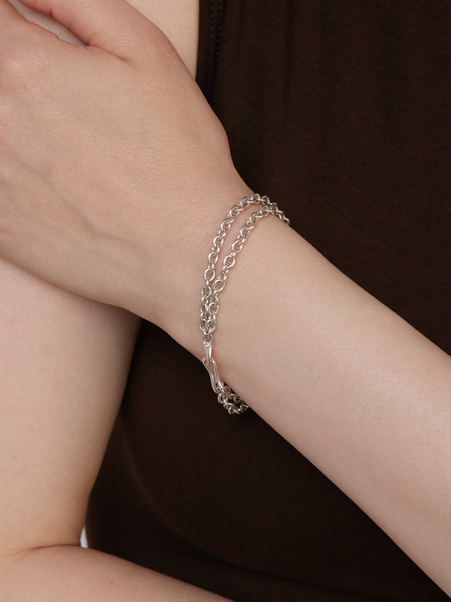 Mini Elo Double Chain Bracelet