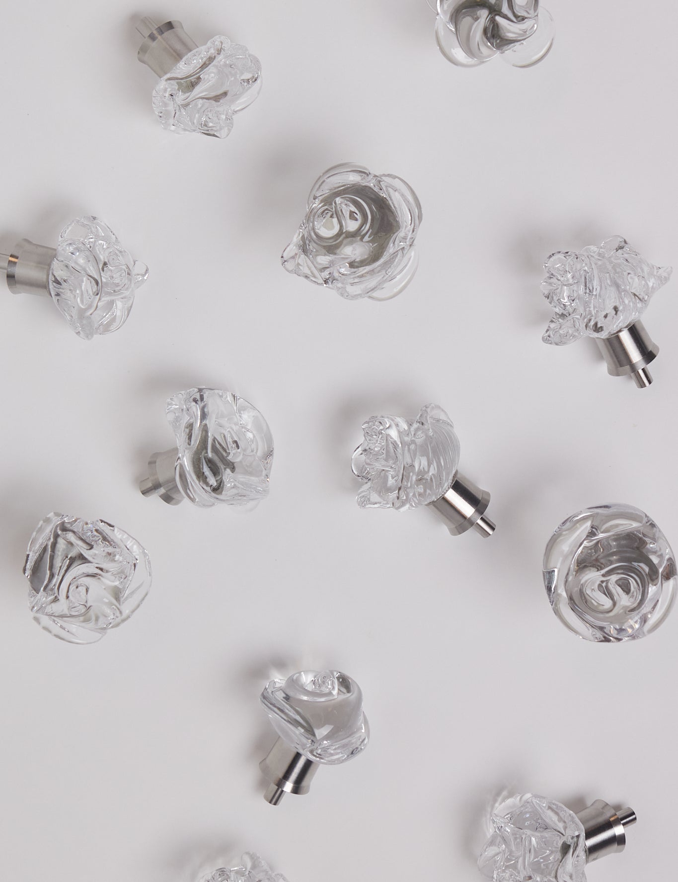 Nina Nørgaard Sculptural Floral Glass Knob, curated by Shop Sommer in San Francisco.