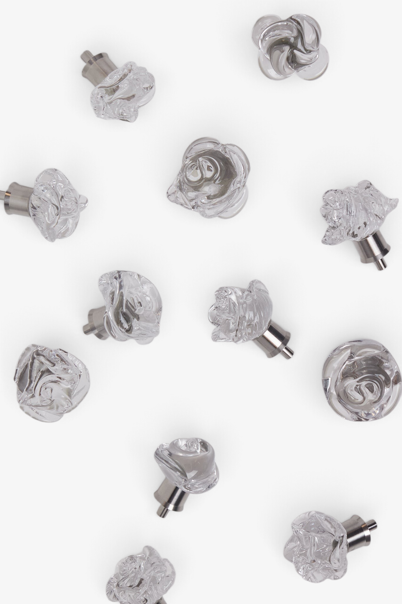 Nina Nørgaard Sculptural Floral Glass Knob, curated by Shop Sommer in San Francisco.