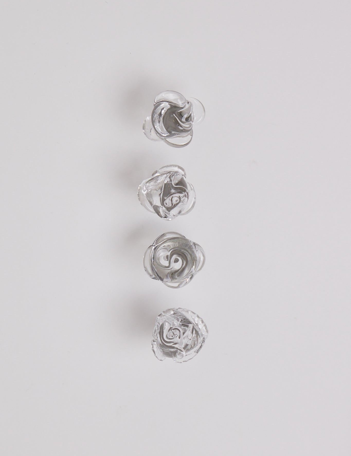 Nina Nørgaard Sculptural Floral Glass Knob, curated by Shop Sommer in San Francisco.