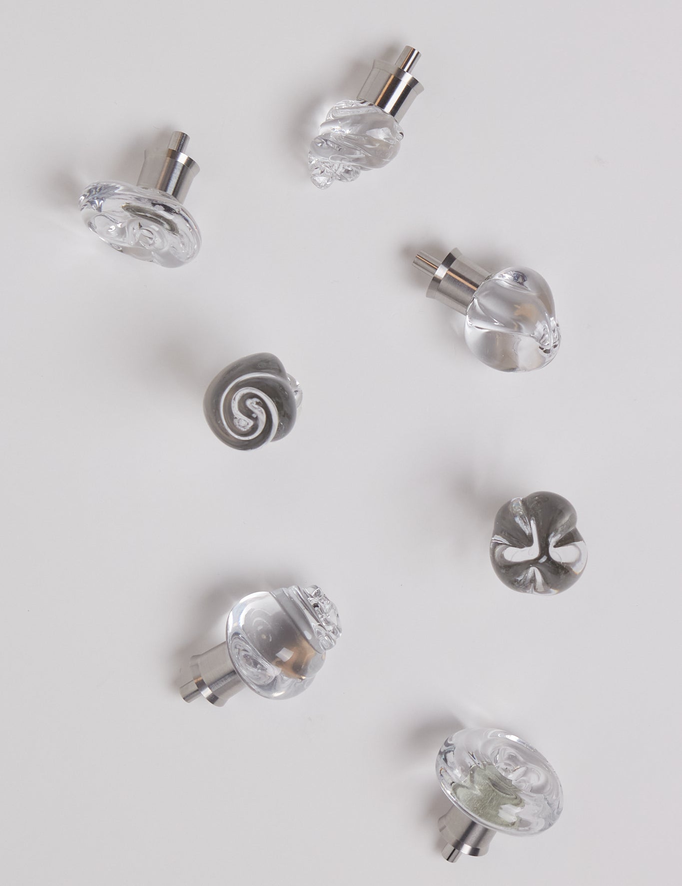 Nina Nørgaard Sculptural Spiral Glass Knob, curated by Shop Sommer in San Francisco.