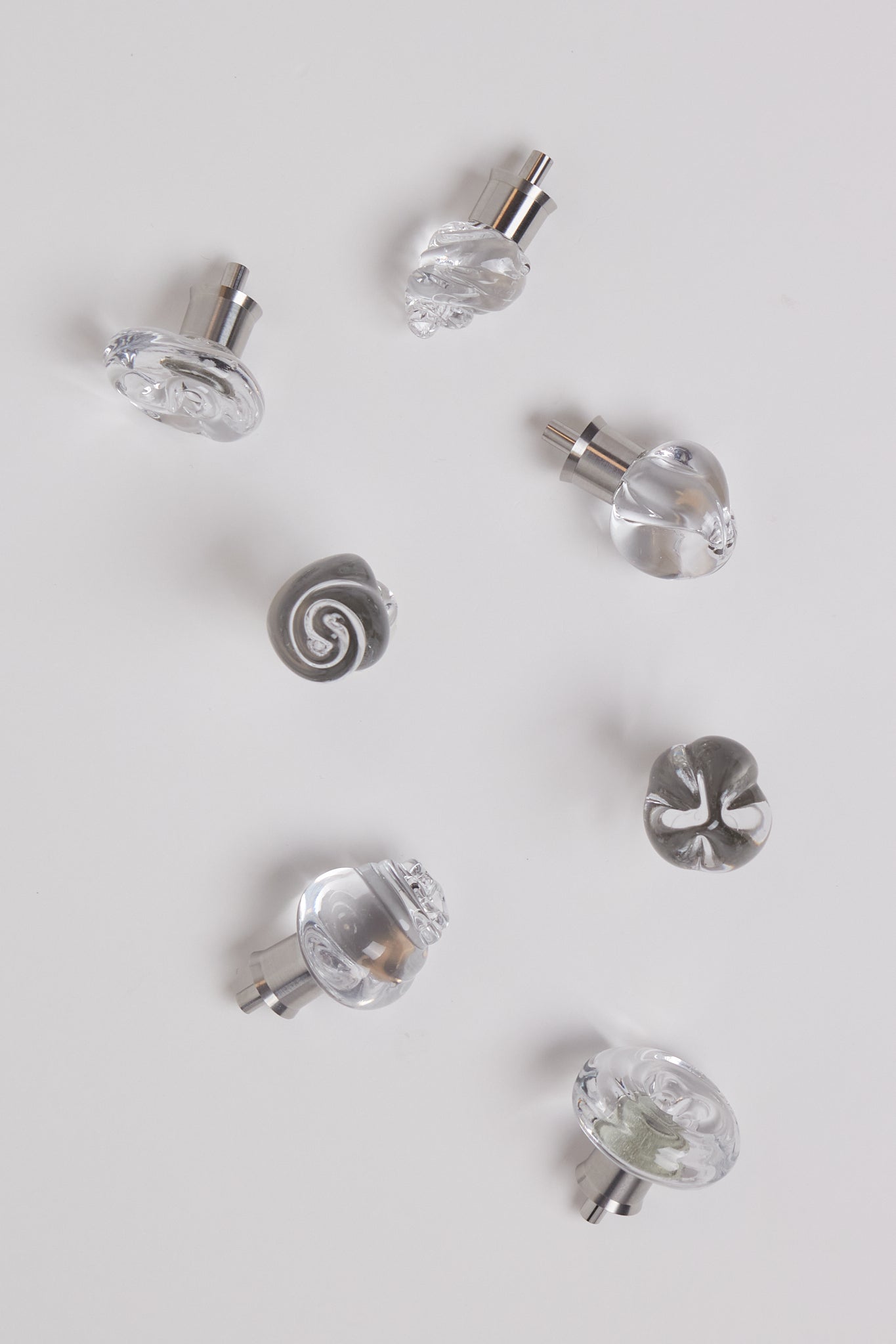 Nina Nørgaard Sculptural Spiral Glass Knob, curated by Shop Sommer in San Francisco.