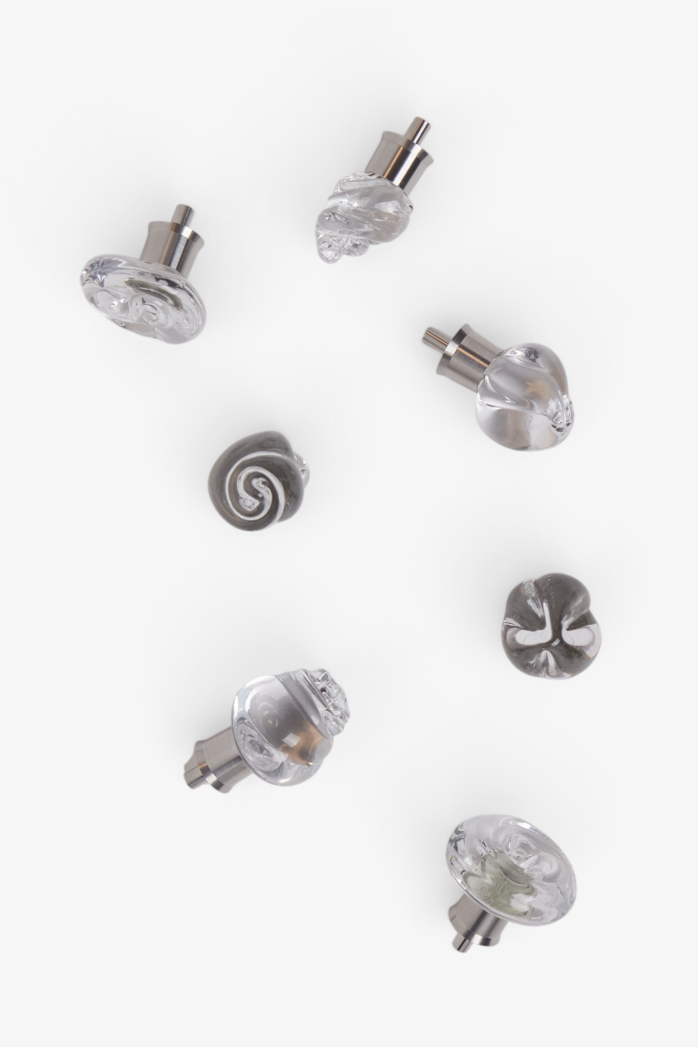Nina Nørgaard Sculptural Spiral Glass Knob, curated by Shop Sommer in San Francisco.