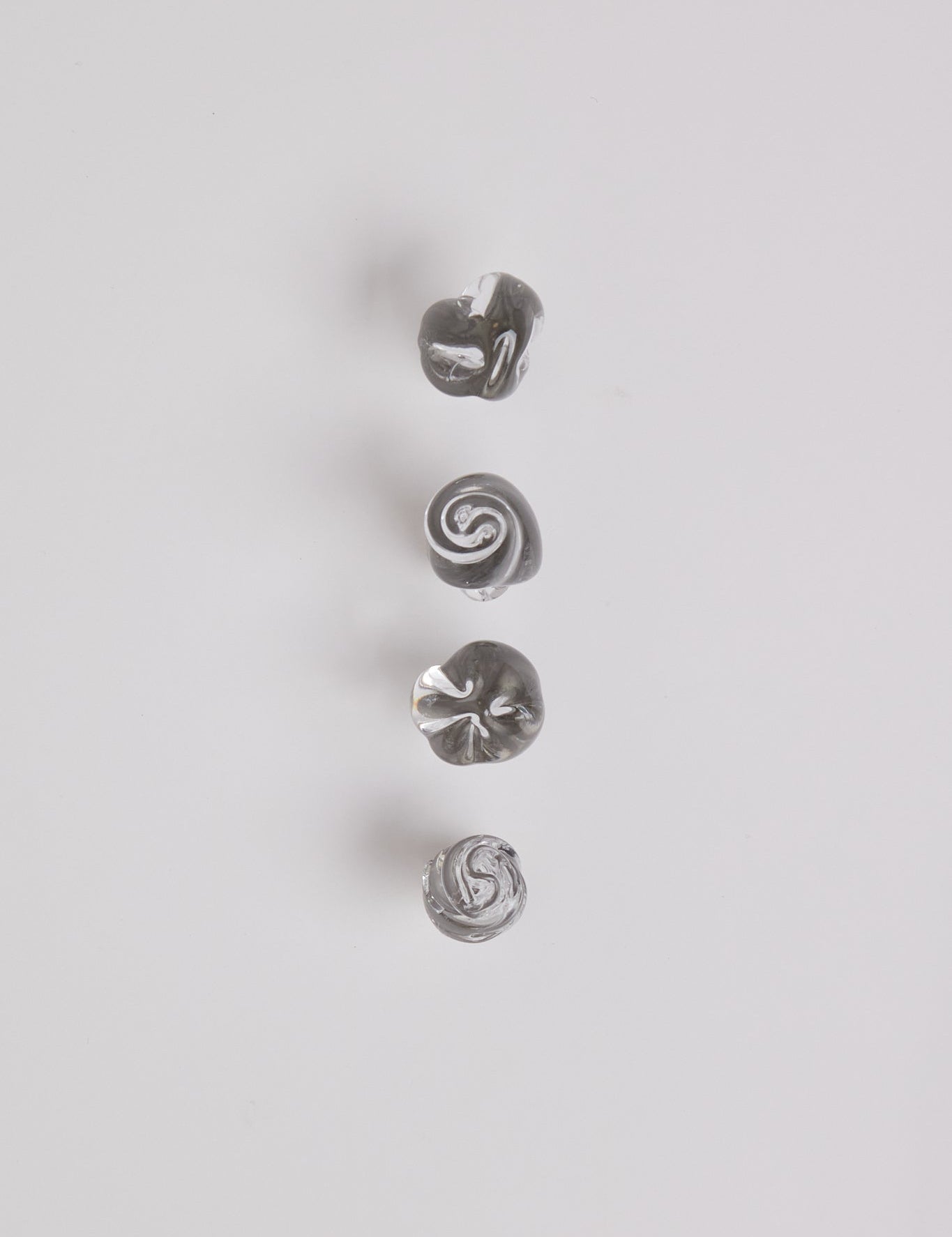 Nina Nørgaard Sculptural Spiral Glass Knob, curated by Shop Sommer in San Francisco.