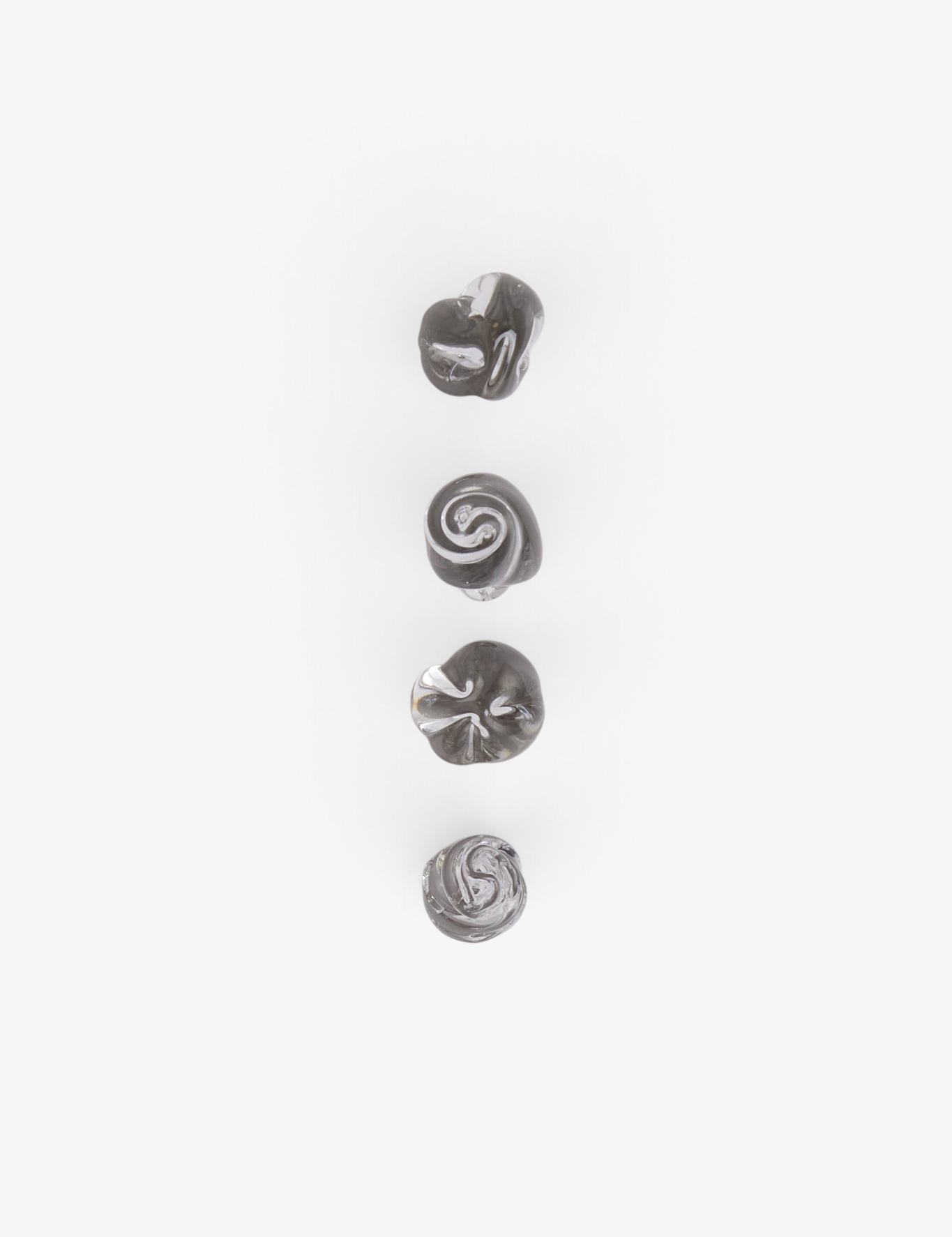 Nina Nørgaard Sculptural Spiral Glass Knob, curated by Shop Sommer in San Francisco.