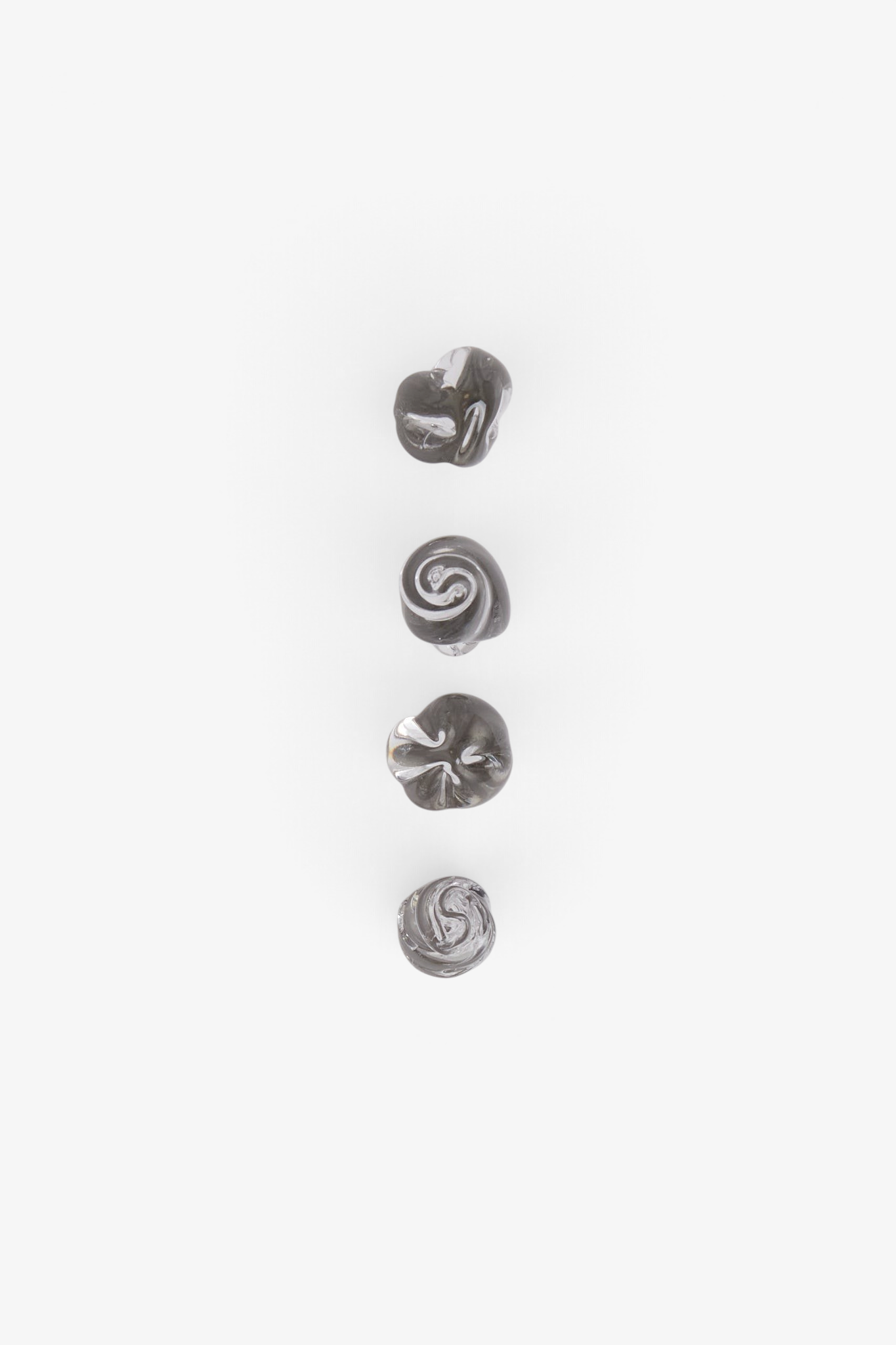 Nina Nørgaard Sculptural Spiral Glass Knob, curated by Shop Sommer in San Francisco.