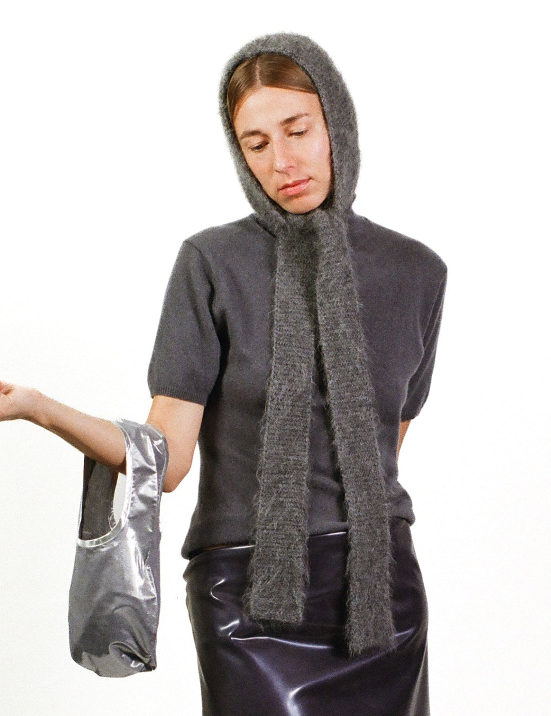 Pien Studios Mohair Balaclava in Ash Melange, curated by Shop Sommer in San Francisco.