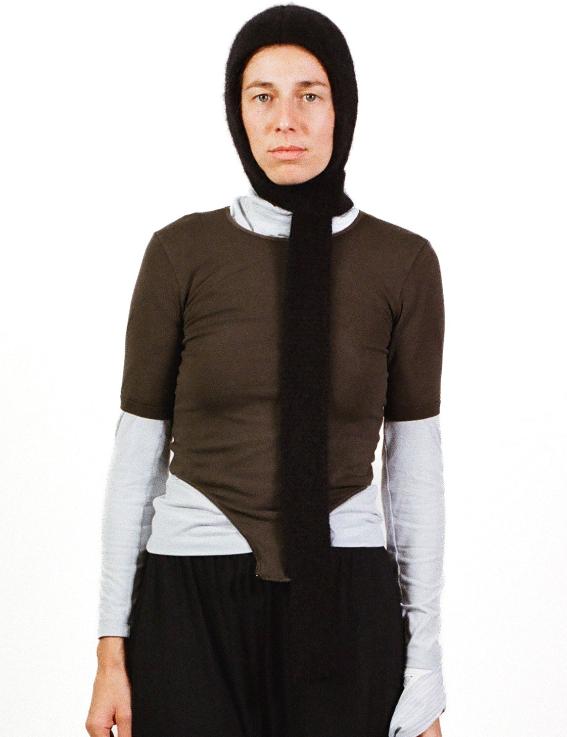 Pien Studios Mohair Balaclava in Midnight Black, curated by Shop Sommer in San Francisco.