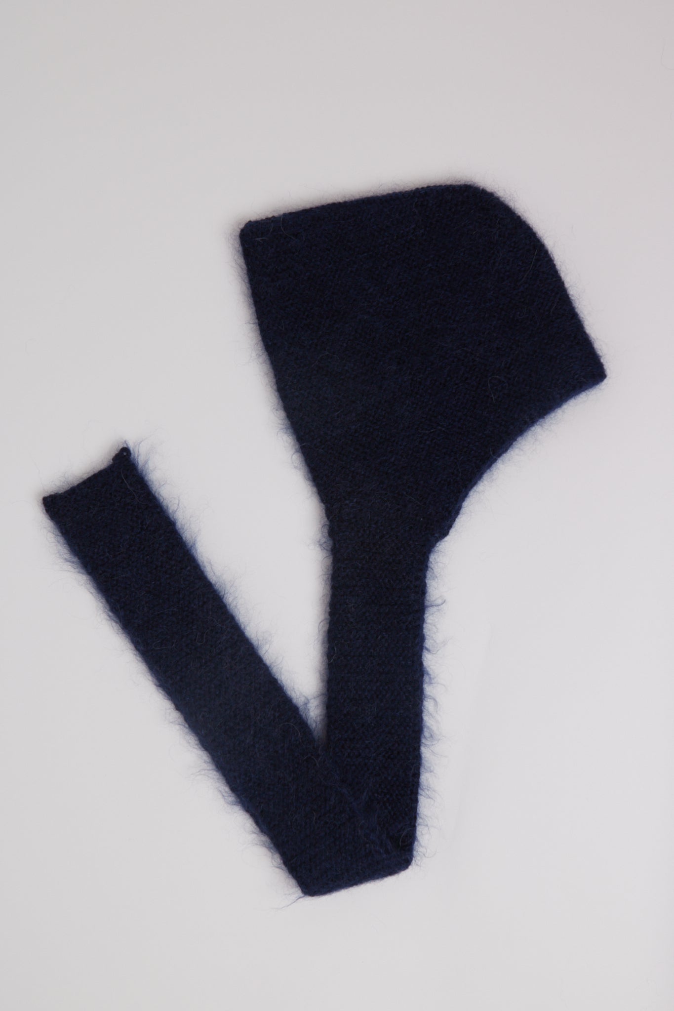 Pien Studios Mohair Balaclava in Navy, curated by Shop Sommer in San Francisco.