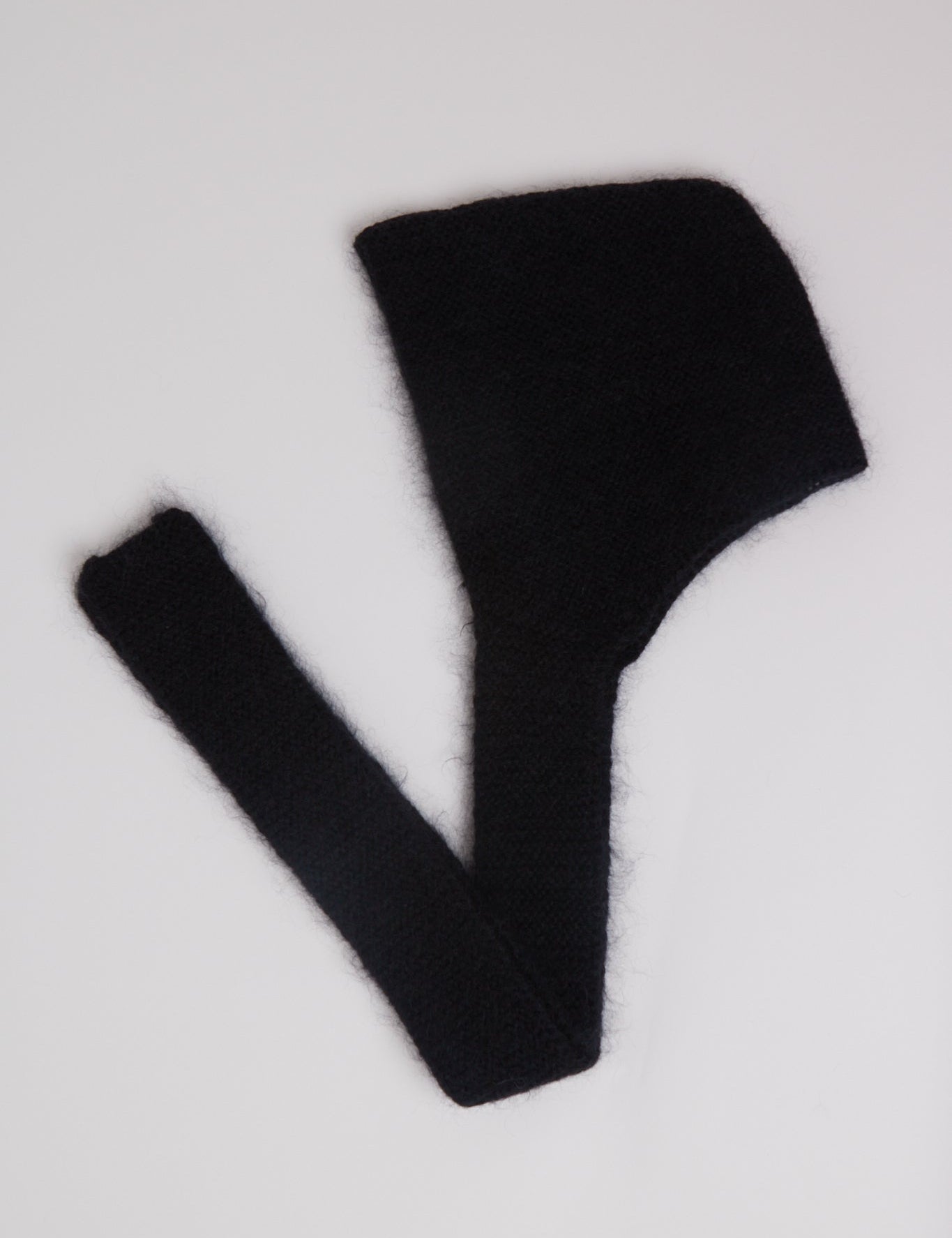 Pien Studios Mohair Balaclava in Midnight Black, curated by Shop Sommer in San Francisco.