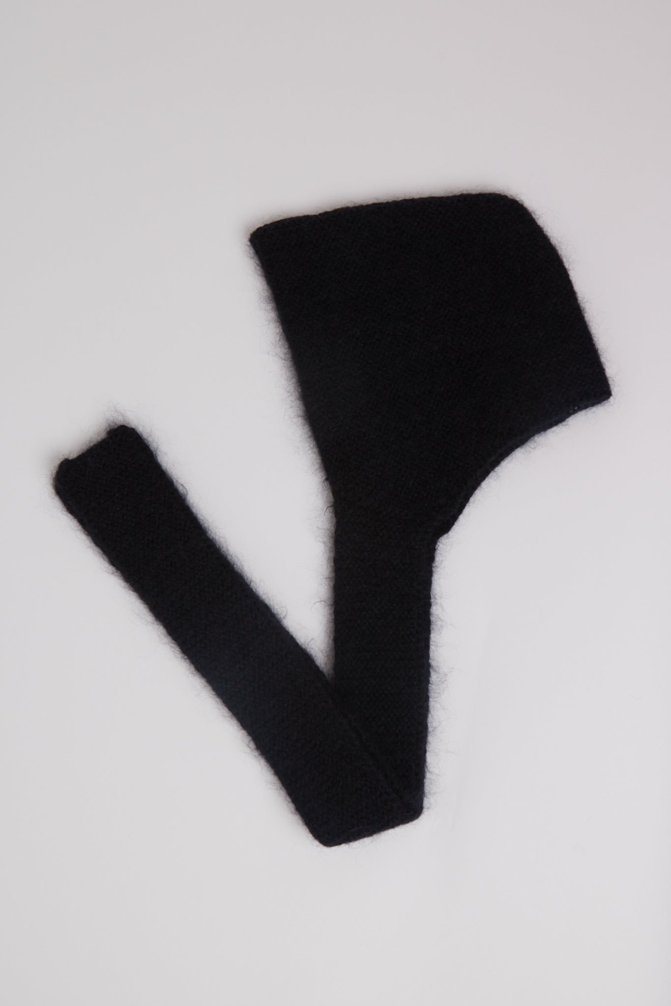 Pien Studios Mohair Balaclava in Midnight Black, curated by Shop Sommer in San Francisco.