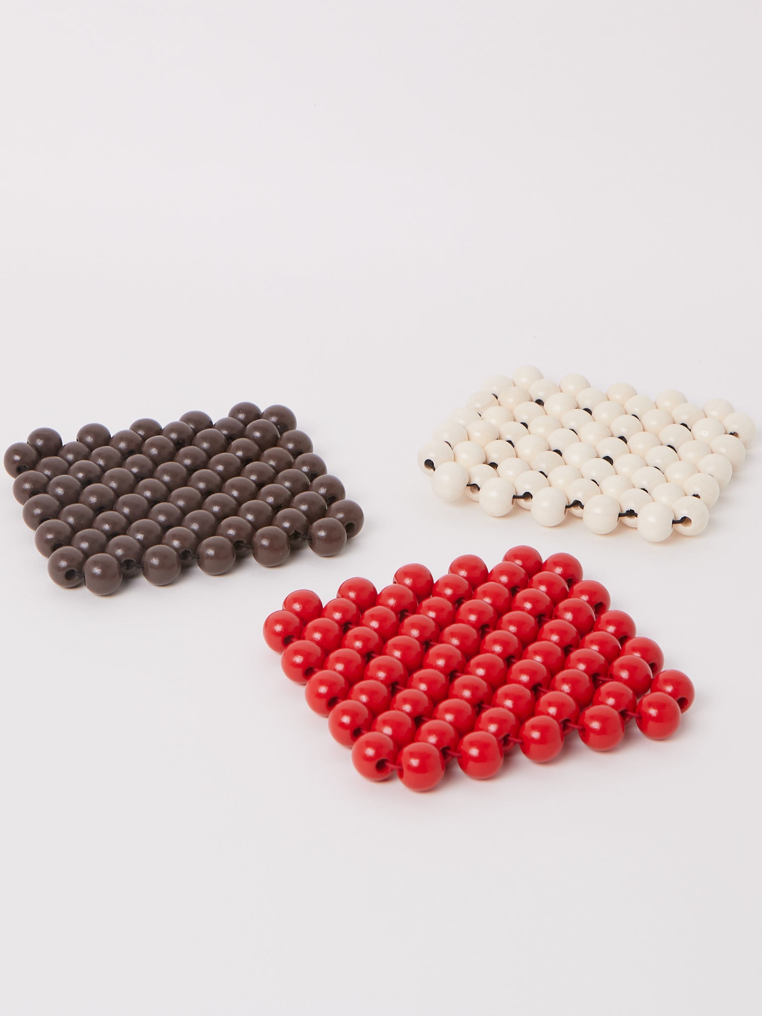 Parrot Beaded Coaster Set of 3