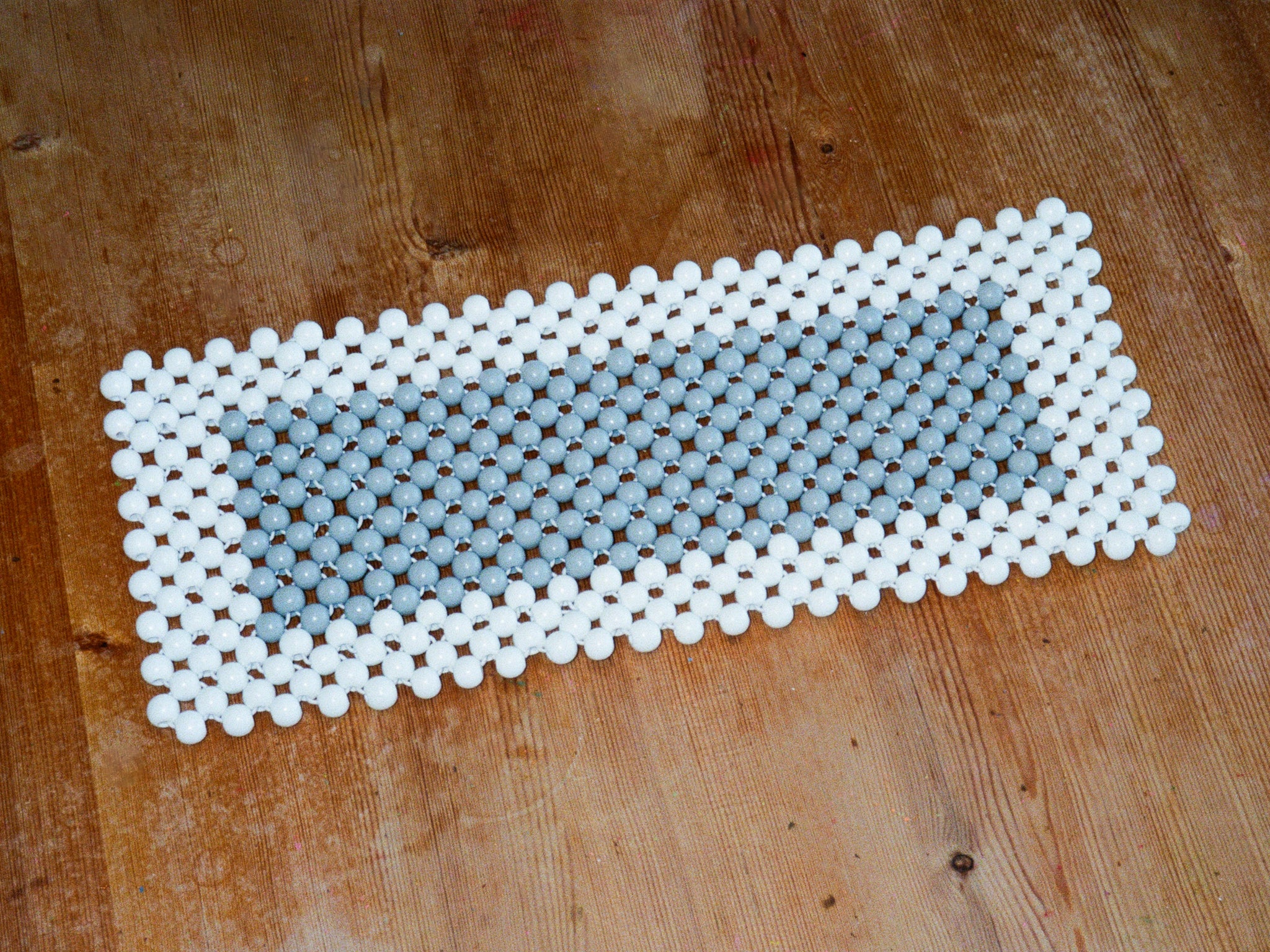 Pien Studios Beaded Table Runner, curated by Shop Sommer in San Francisco.