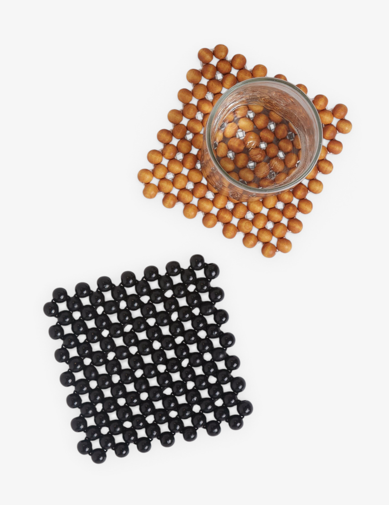Pien Studios Carmen Beaded Coasters, curated by Shop Sommer in San Francisco.