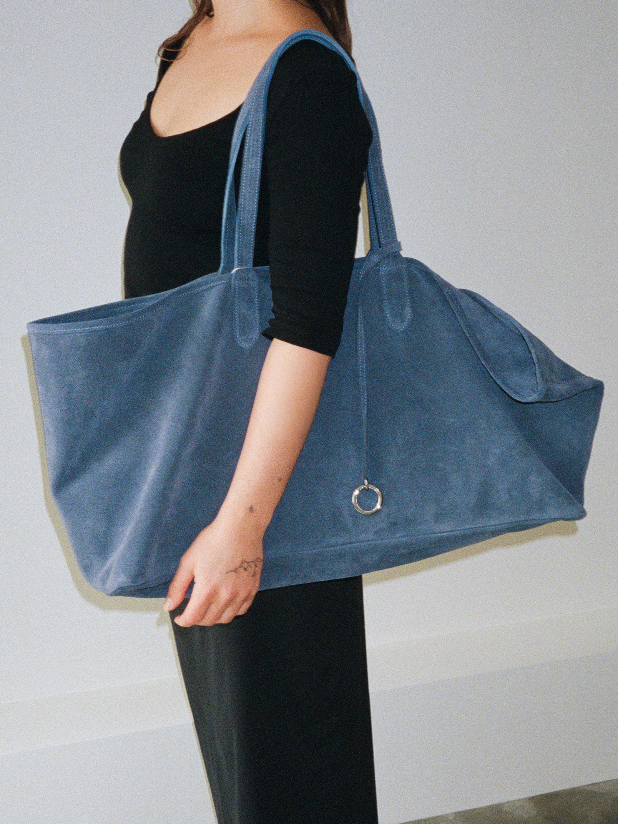 Flag Suede Polo Tote