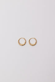 Sapir Bachar Gold Circle Hoops, curated by Shop Sommer in San Francisco.