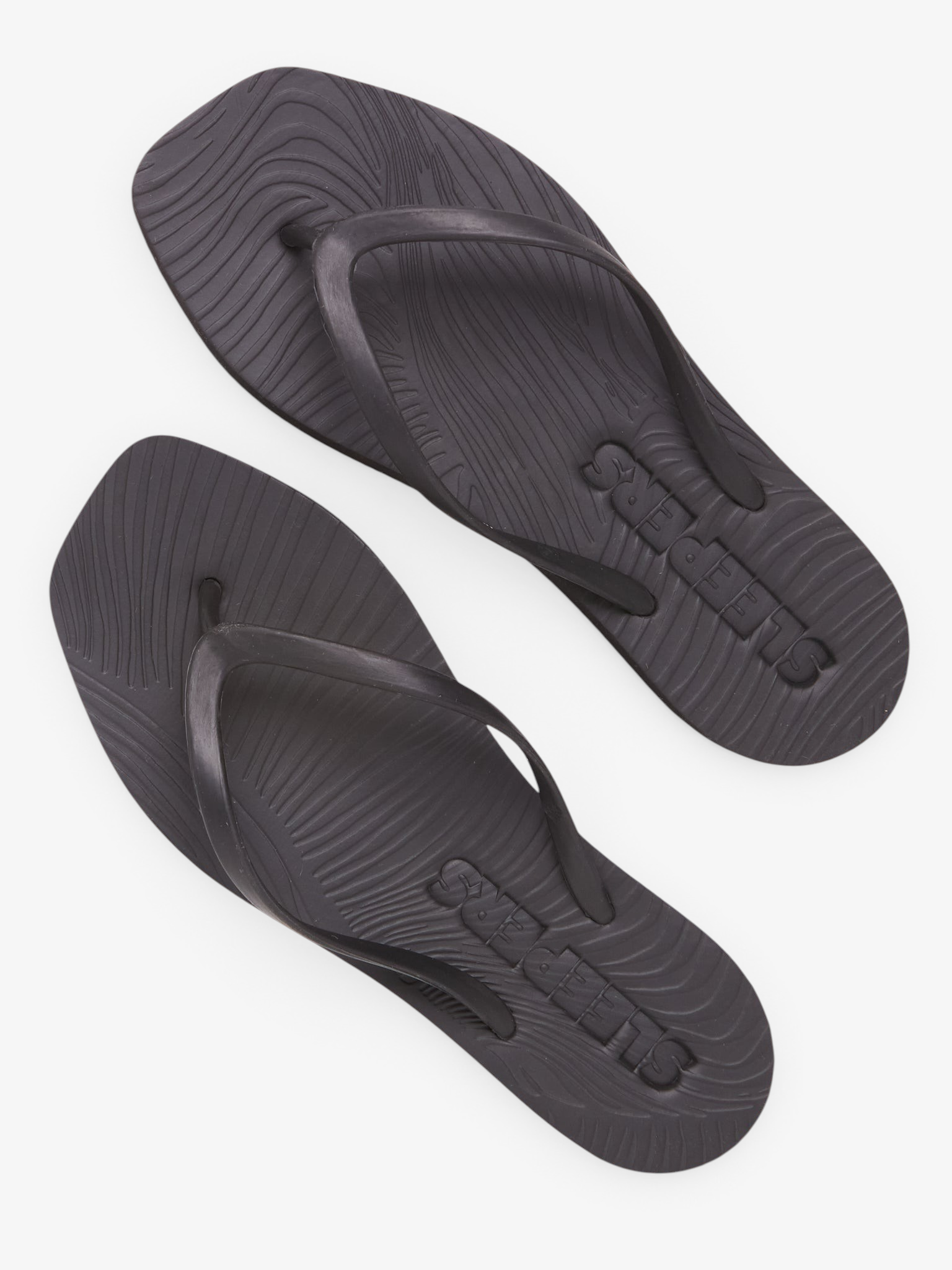 Tapered Flip Flop Black from Sleepers, curated by Shop Sommer in San Francisco.