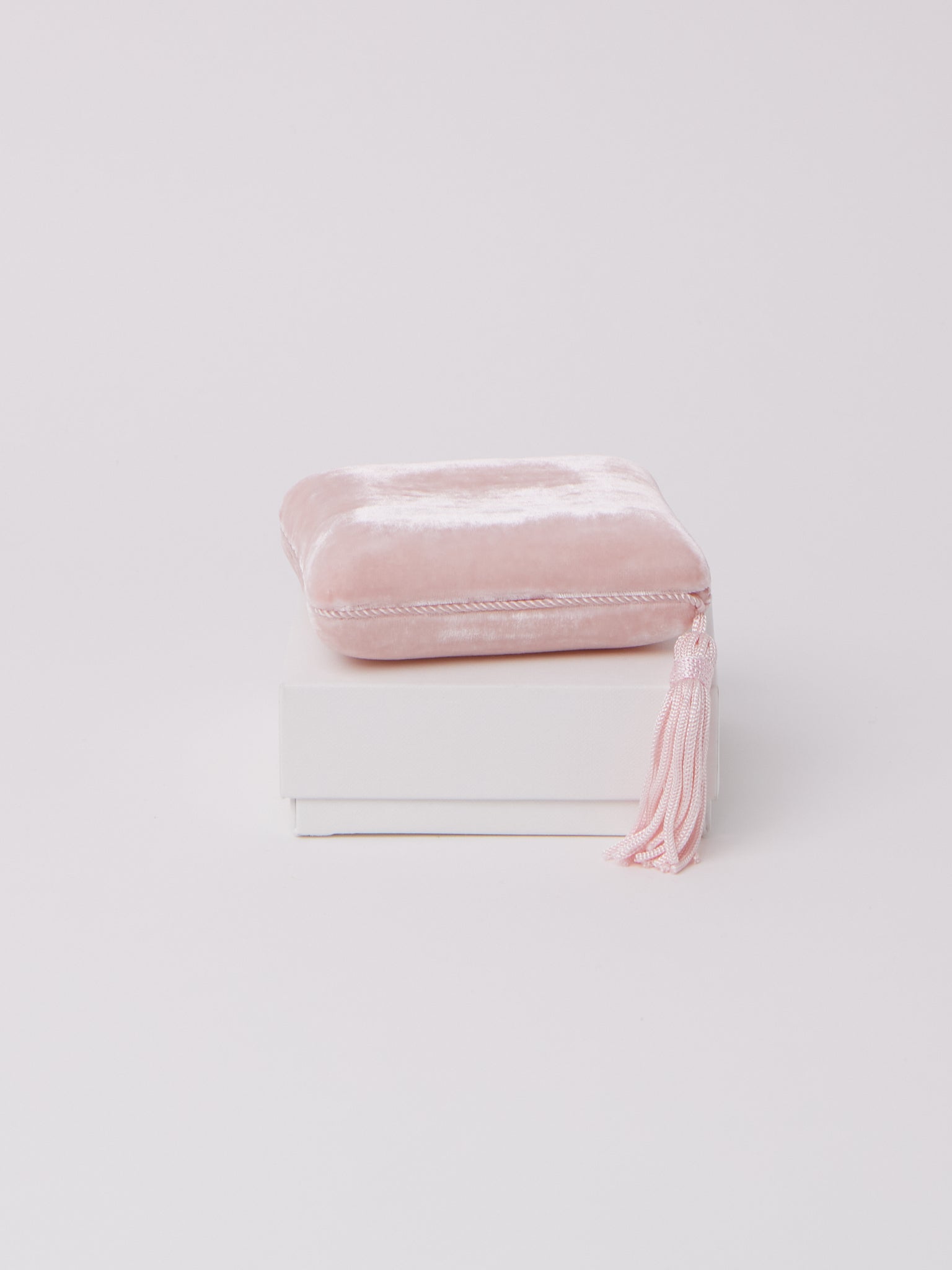 Sophie Bille Brahe Velvet Jewelry Box in Rose, curated by Shop Sommer in San Francisco.
