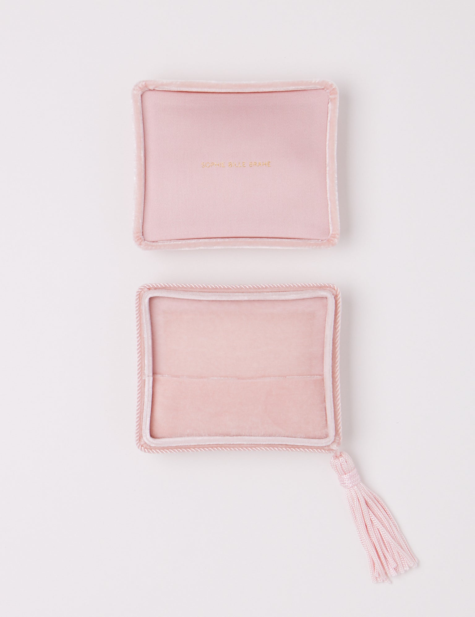 Sophie Bille Brahe Velvet Jewelry Box in Rose, curated by Shop Sommer in San Francisco.