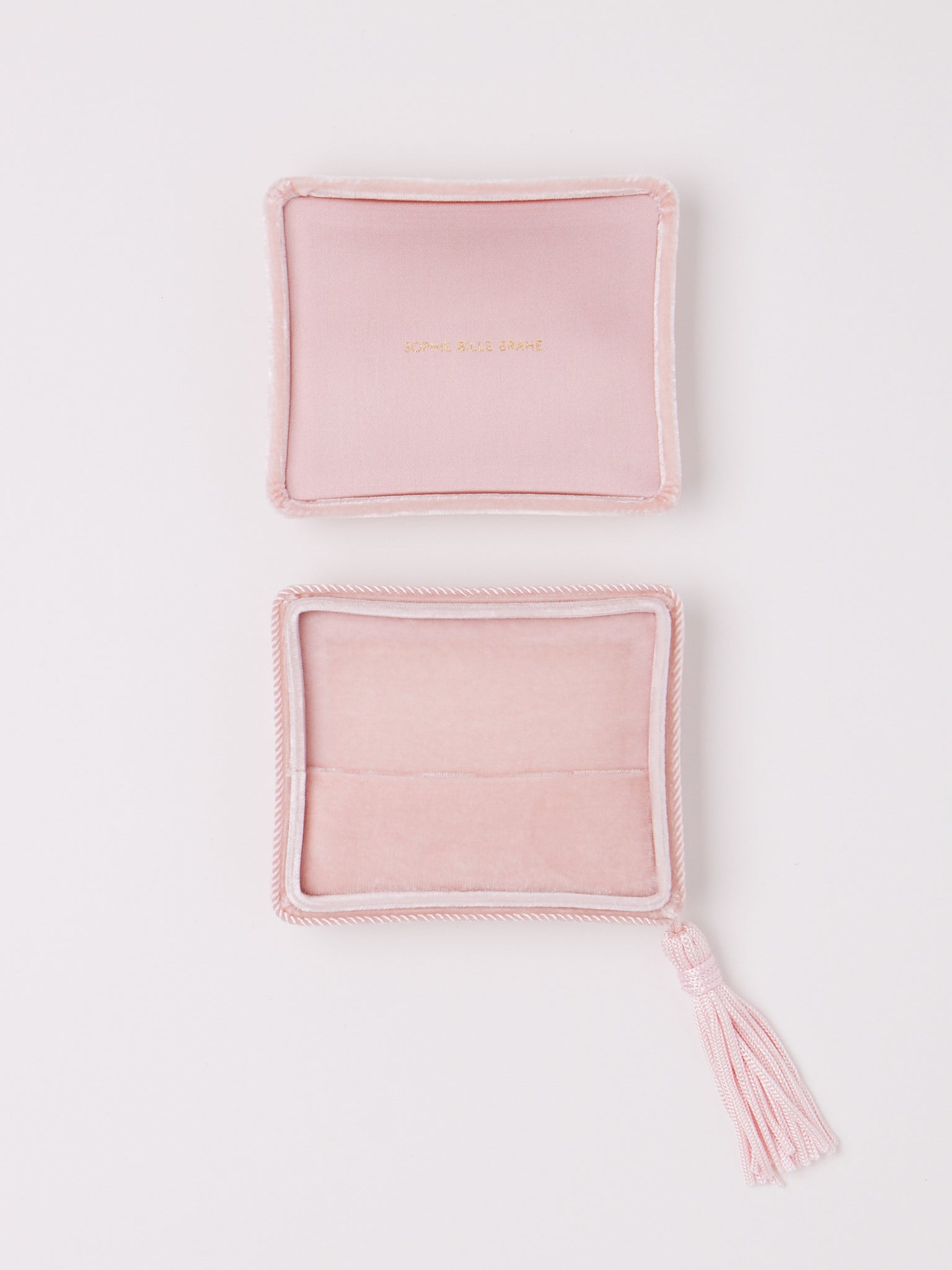 Sophie Bille Brahe Velvet Jewelry Box in Rose, curated by Shop Sommer in San Francisco.