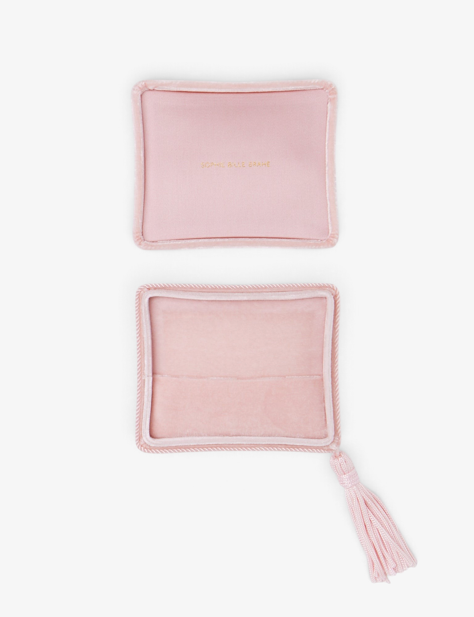 Sophie Bille Brahe Velvet Jewelry Box in Rose, curated by Shop Sommer in San Francisco.