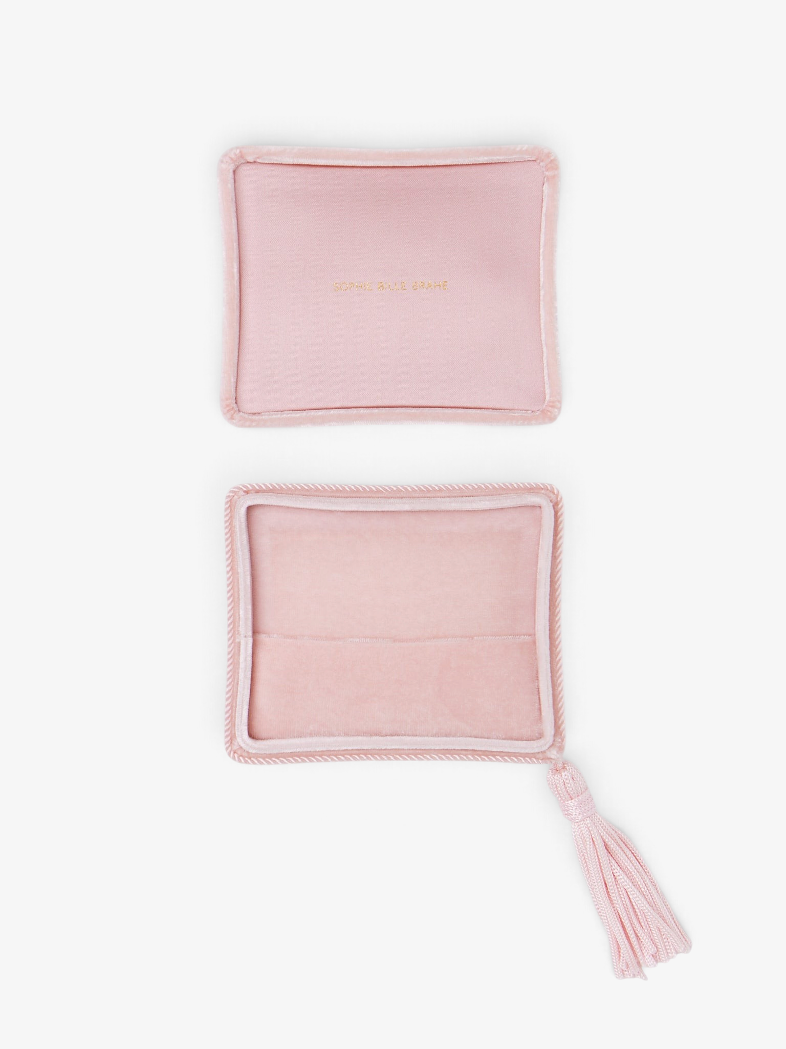 Sophie Bille Brahe Velvet Jewelry Box in Rose, curated by Shop Sommer in San Francisco.