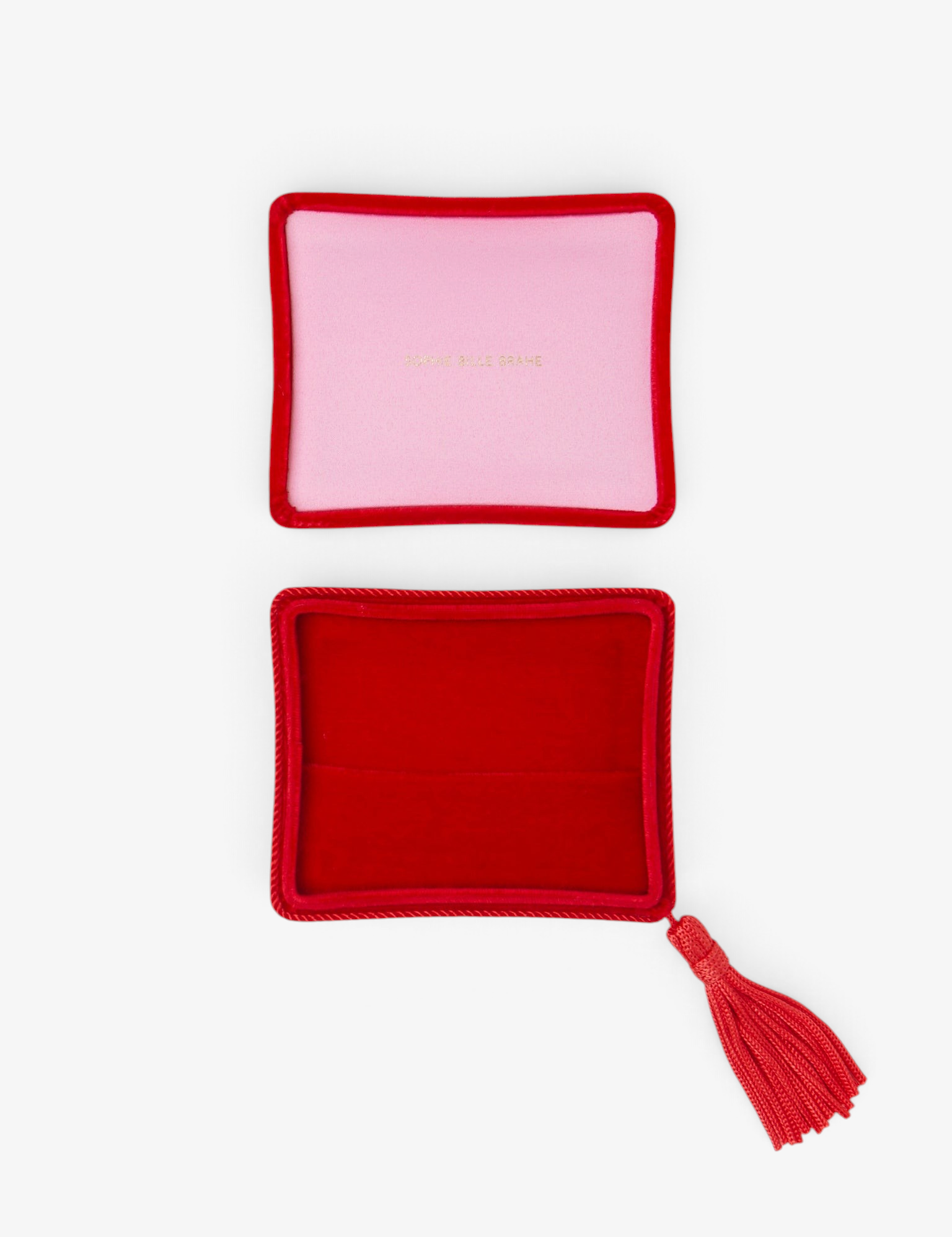 Sophie Bille Brahe Velvet Jewelry Box in Rouge, curated by Shop Sommer in San Francisco.