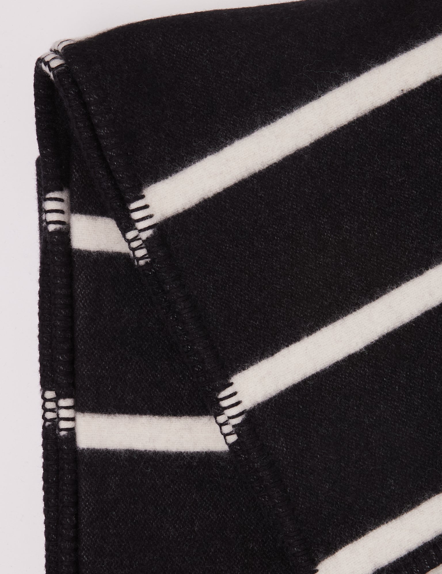 Tekla Lambswool Blanket Starling Stripes, curated by Shop Sommer in San Francisco.