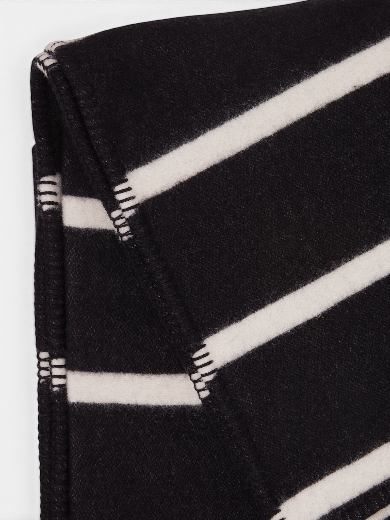 Tekla Lambswool Blanket Starling Stripes, curated by Shop Sommer in San Francisco.