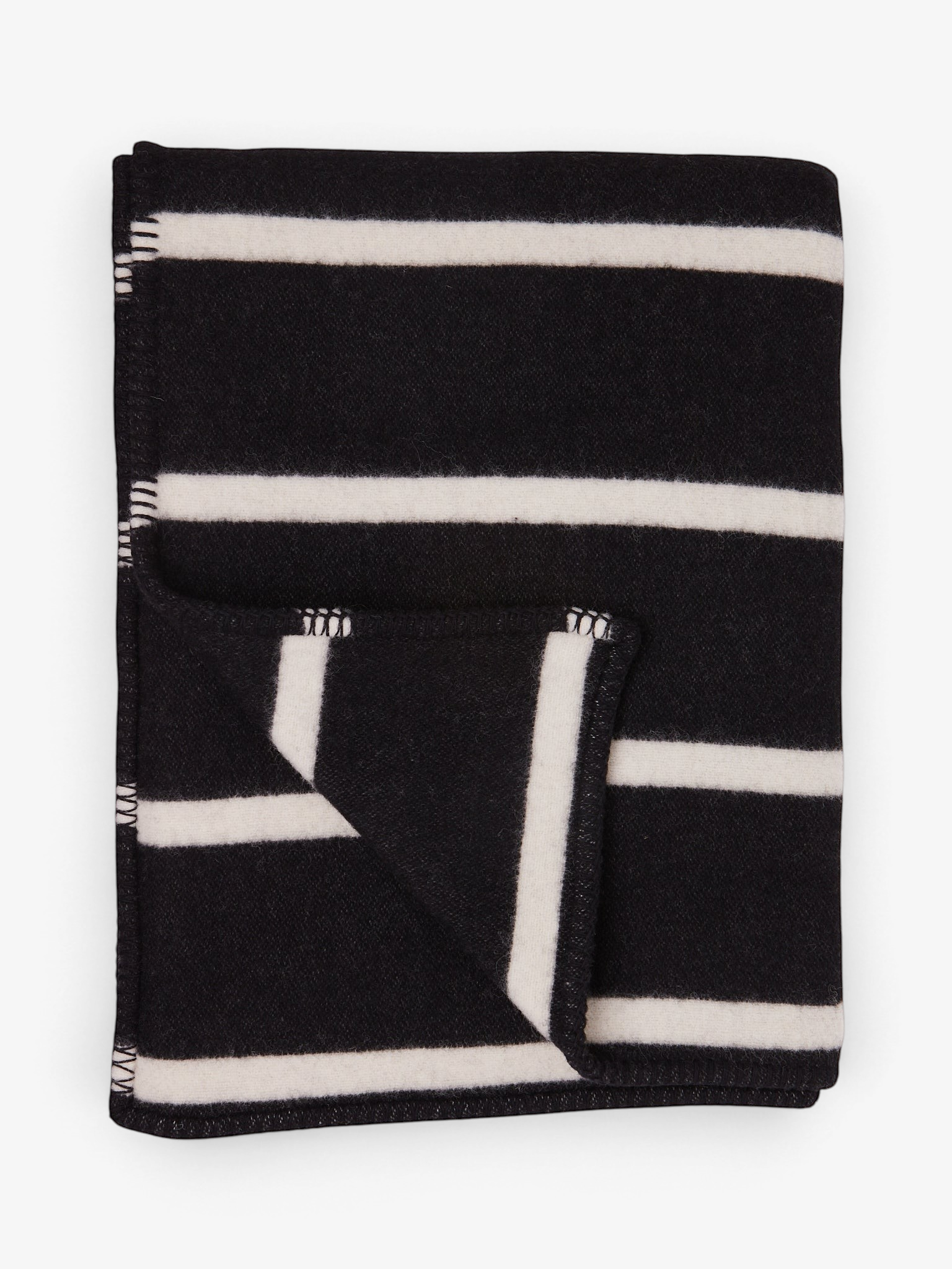 Tekla Lambswool Blanket Starling Stripes, curated by Shop Sommer in San Francisco.
