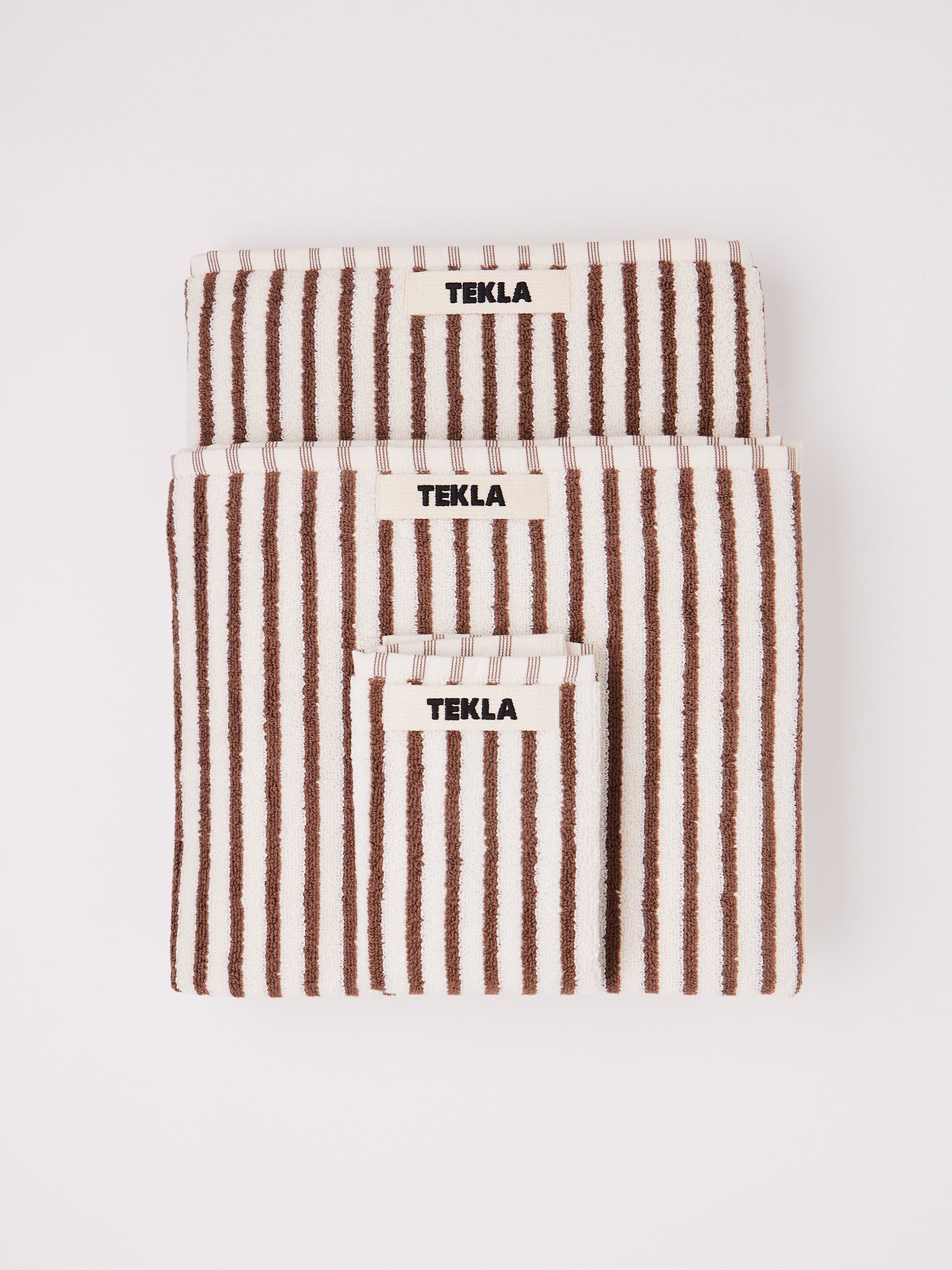Tekla Towel Towel Kodiak Stripes, curated by Shop Sommer in San Francisco.