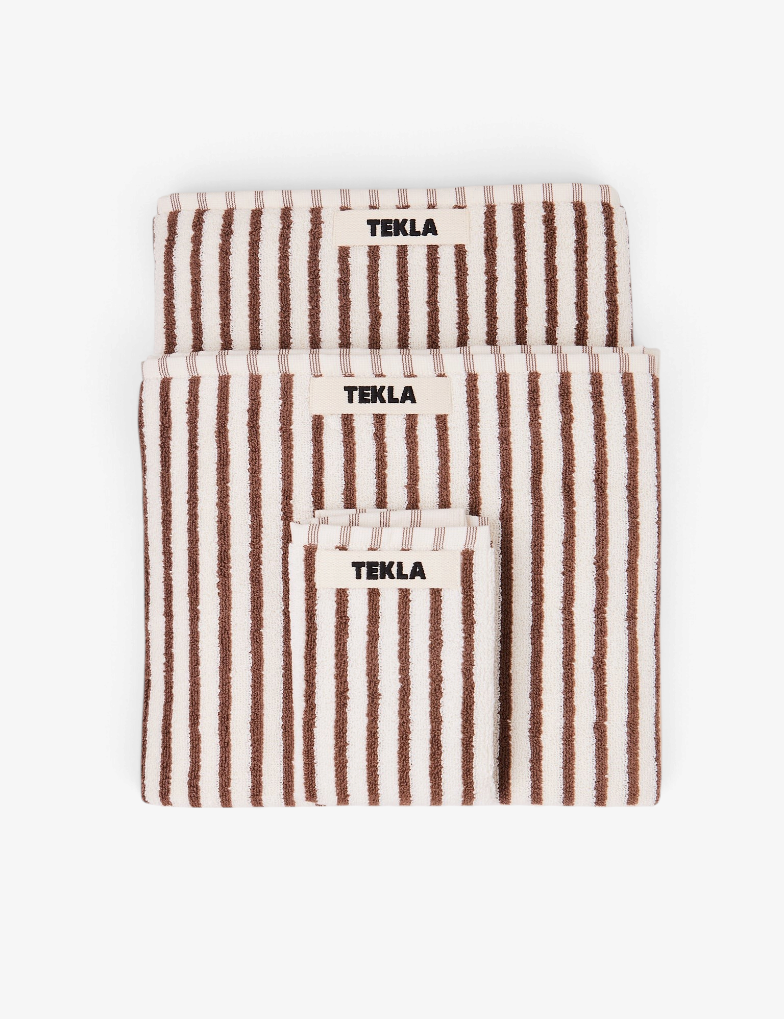 Tekla Towel Towel Kodiak Stripes, curated by Shop Sommer in San Francisco.