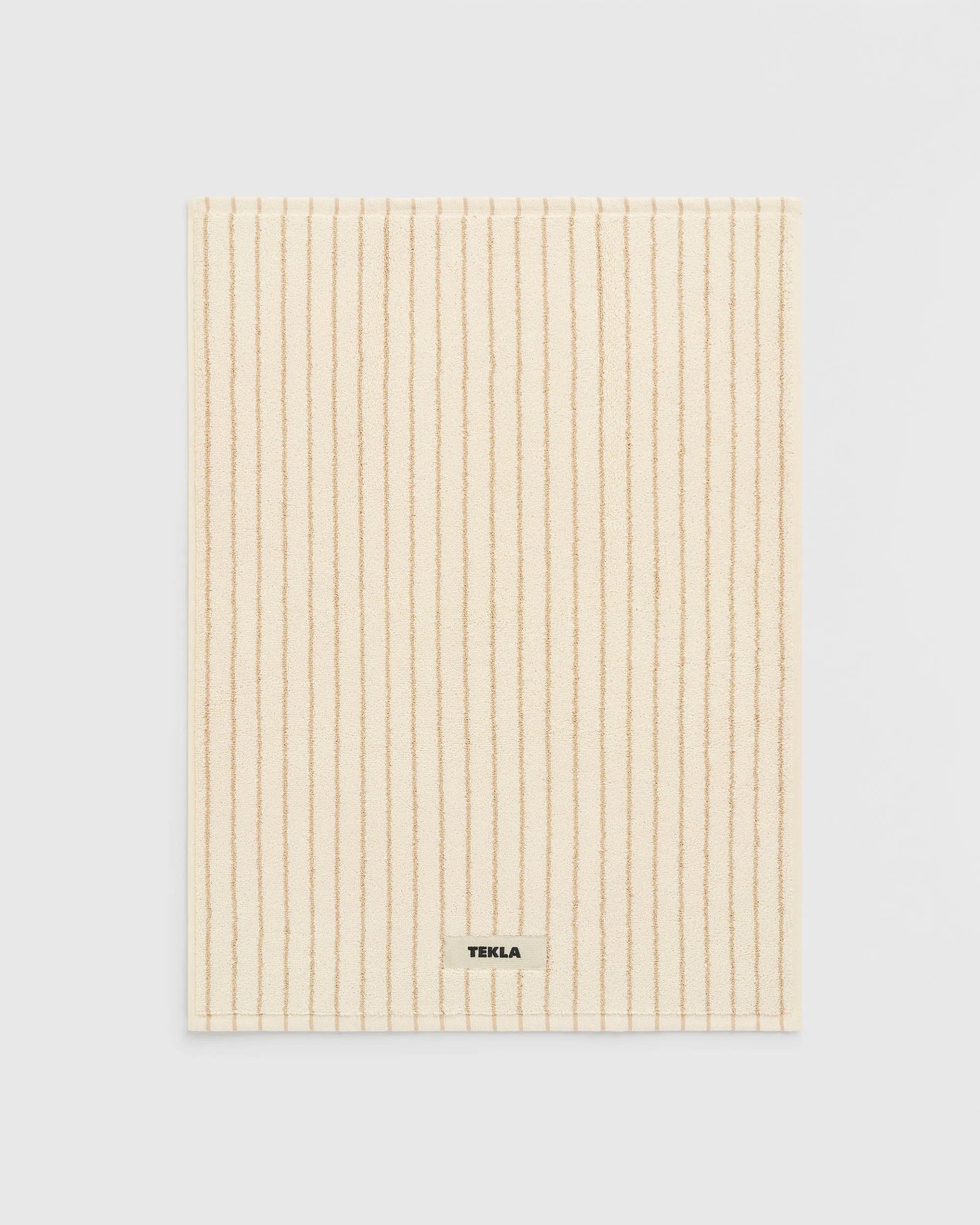 Tekla Bath Mat Sienna Stripes, curated by Shop Sommer in San Francisco.