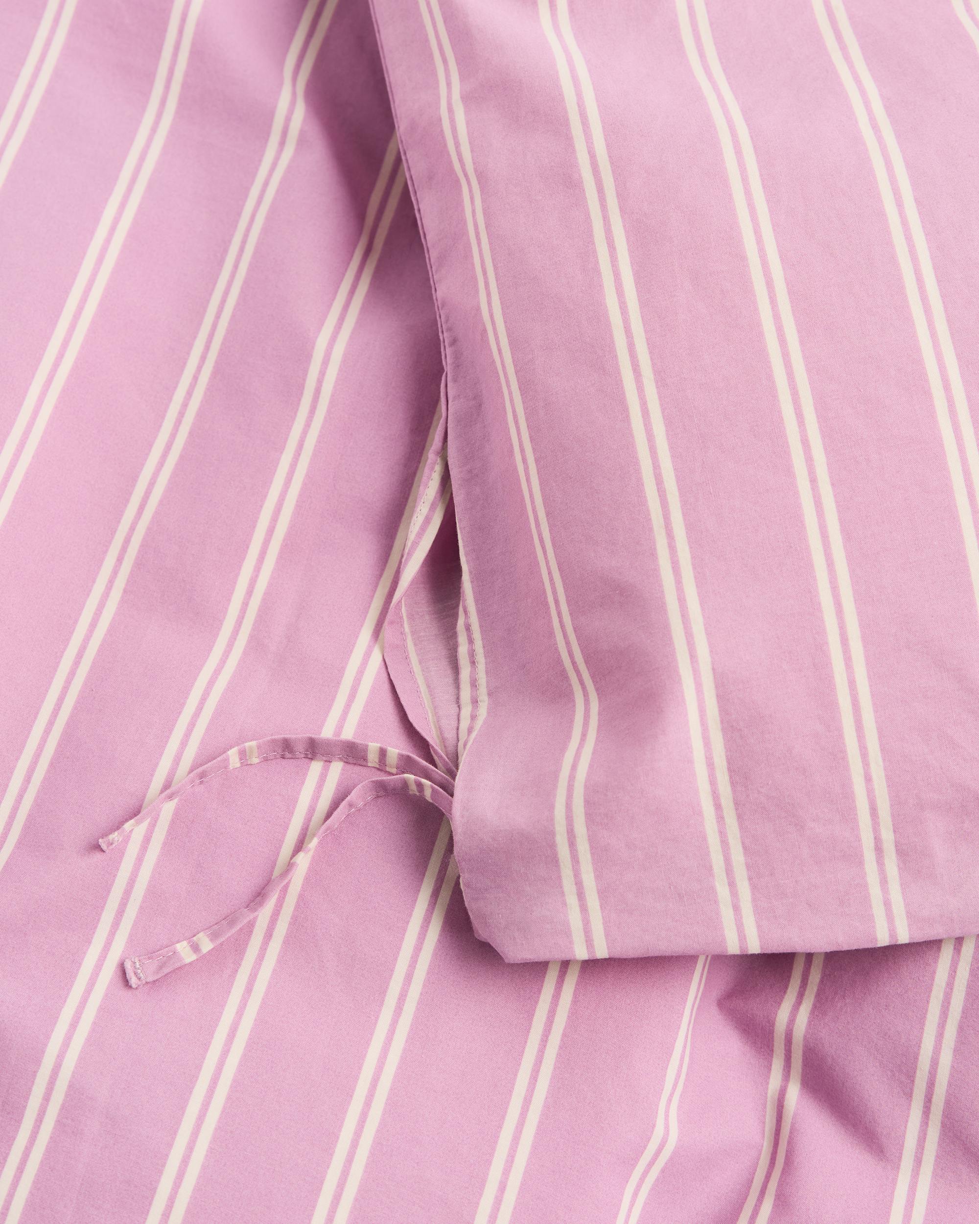 Sommer | Tekla Mallow Pink Stripes Duvet Cover