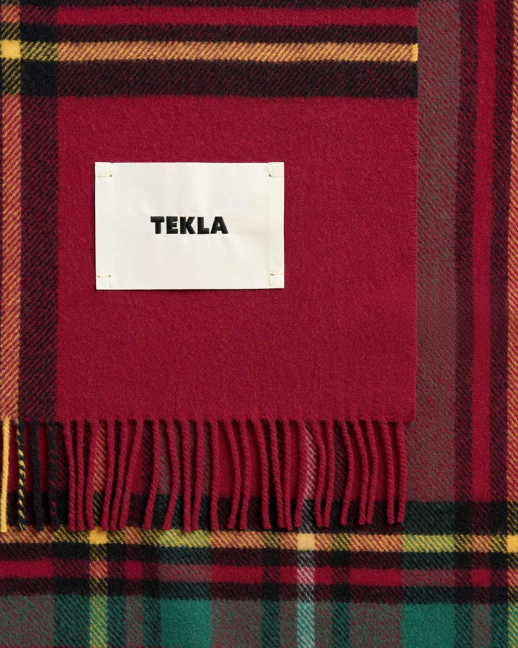 Lambswool Blanket Red Plaid