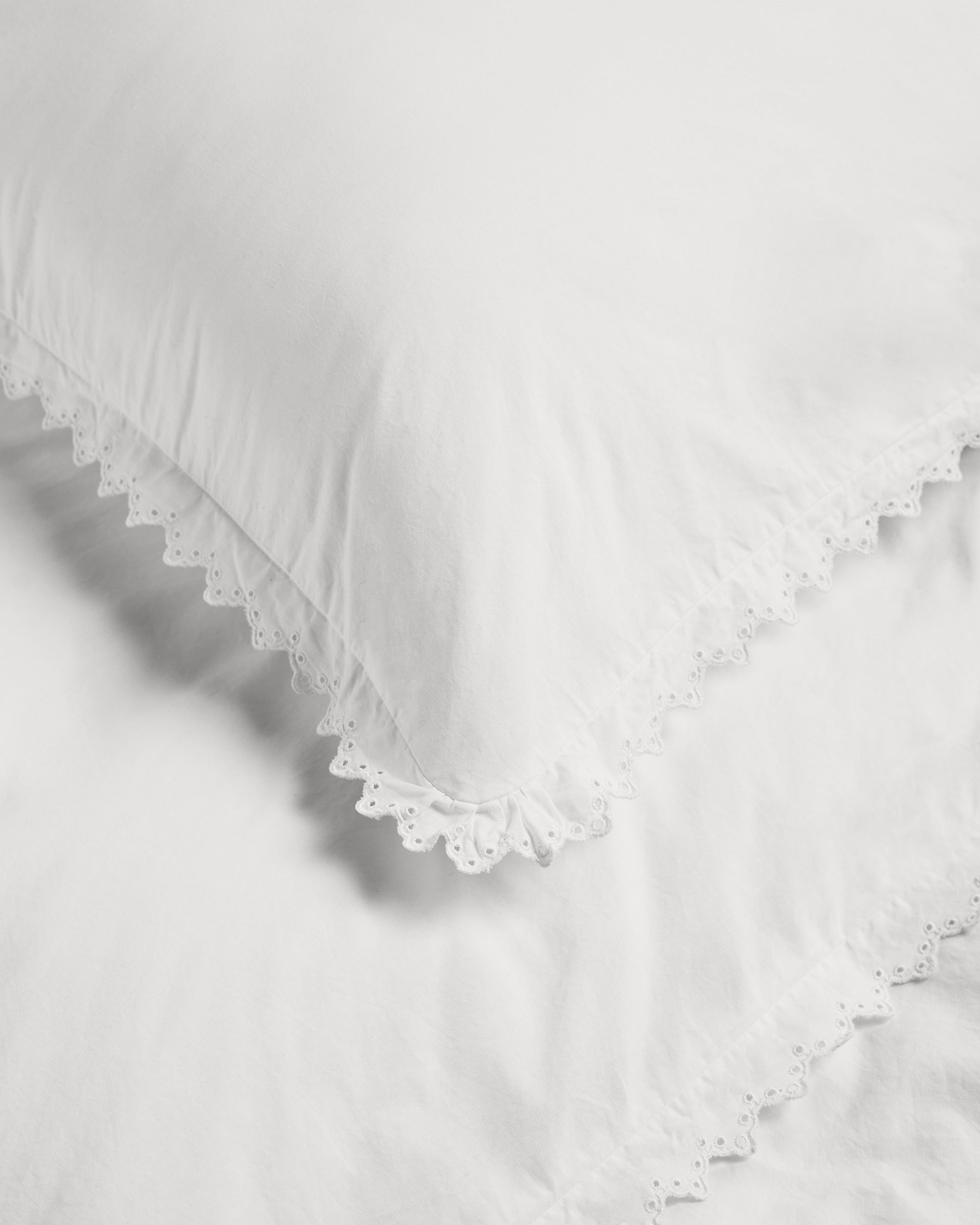 Tekla Broderie Anglais Shams Anais , curated by Shop Sommer in San Francisco.