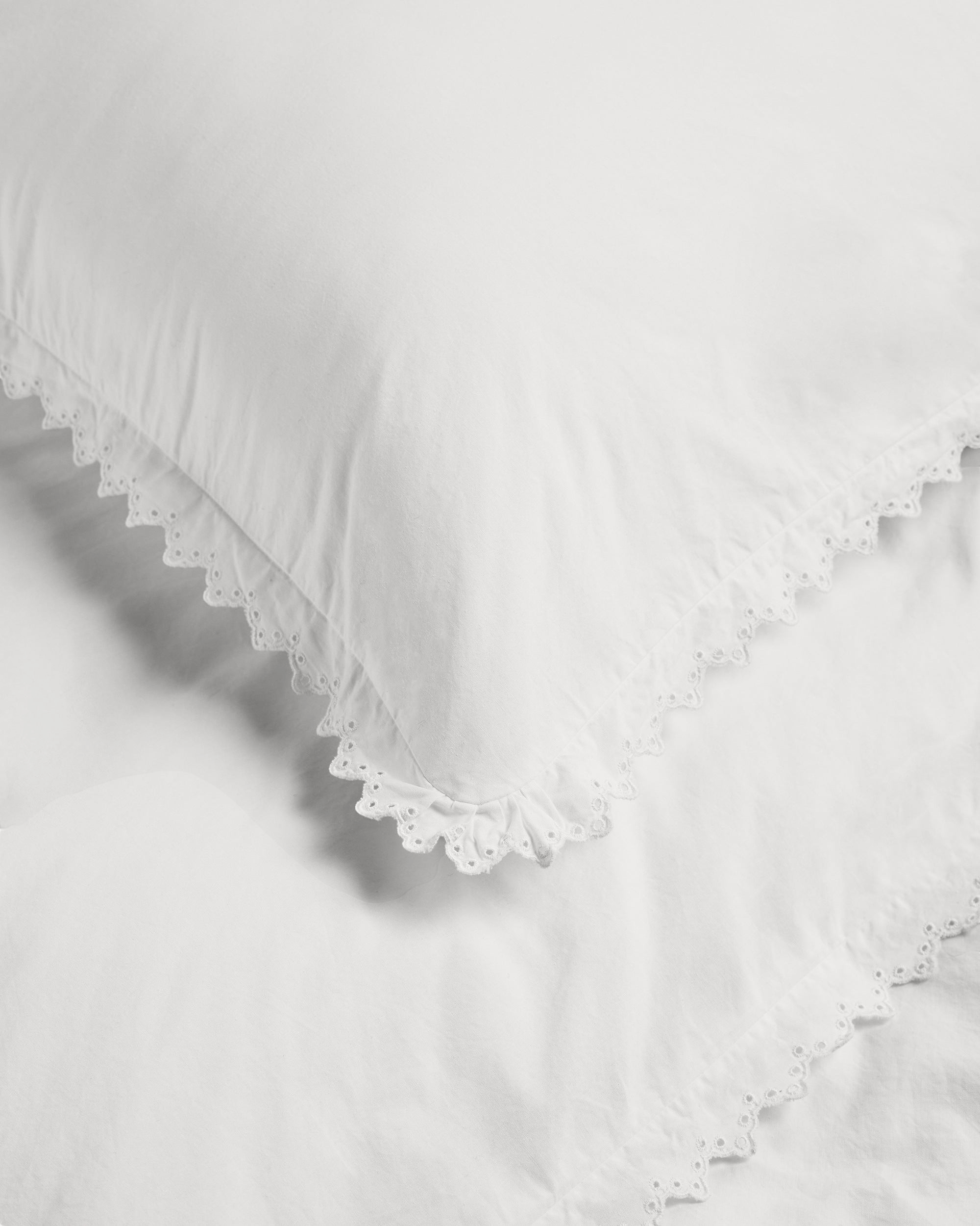 Tekla Broderie Anglais Shams Anais , curated by Shop Sommer in San Francisco.