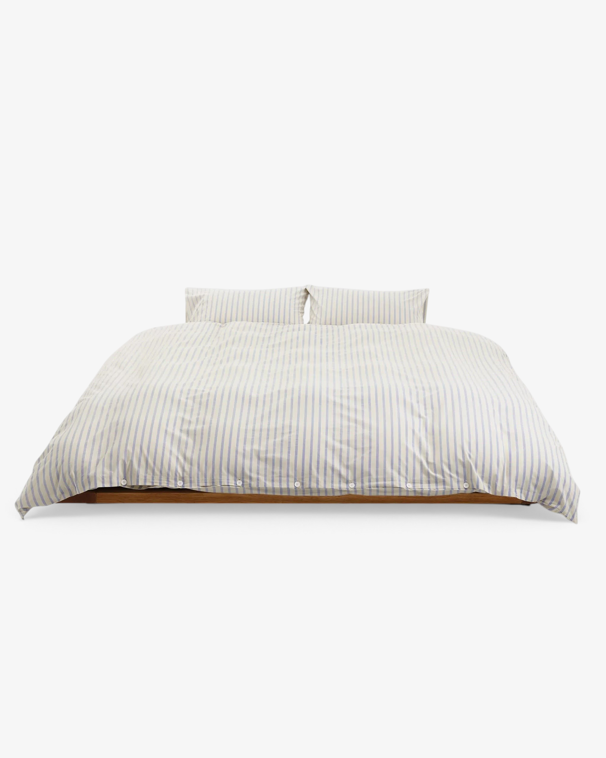 Tekla Needle Stripes Duvet Cover, curated by Shop Sommer in San Francisco.