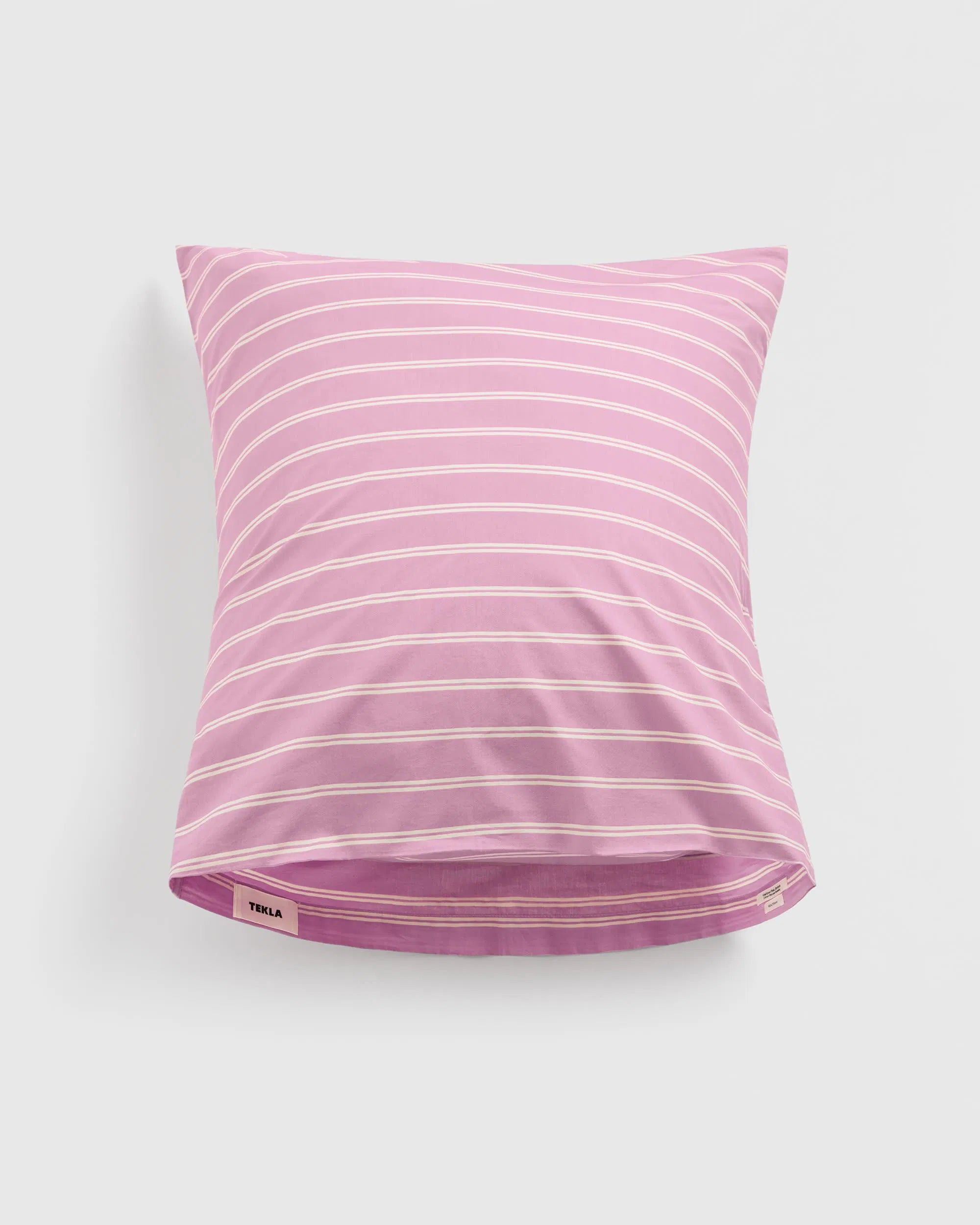 Tekla Mallow Pink Stripes Shams Queen, curated by Shop Sommer in San Francisco.