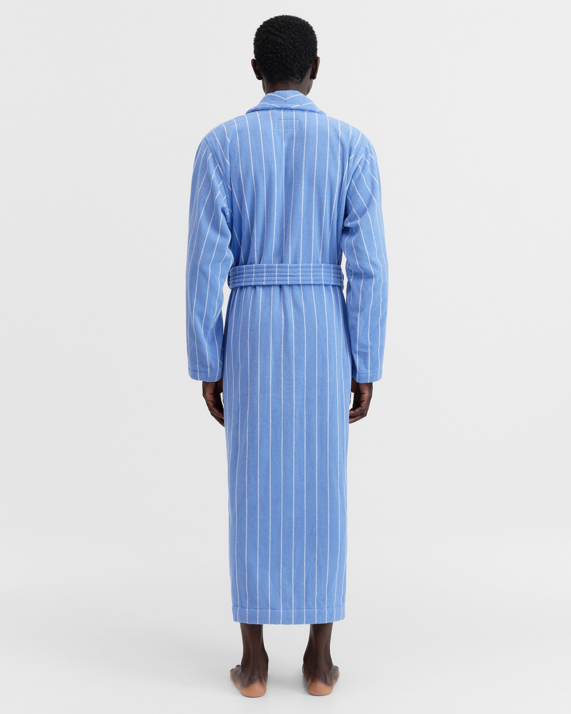 Terry Bath Robe Marseille Stripes