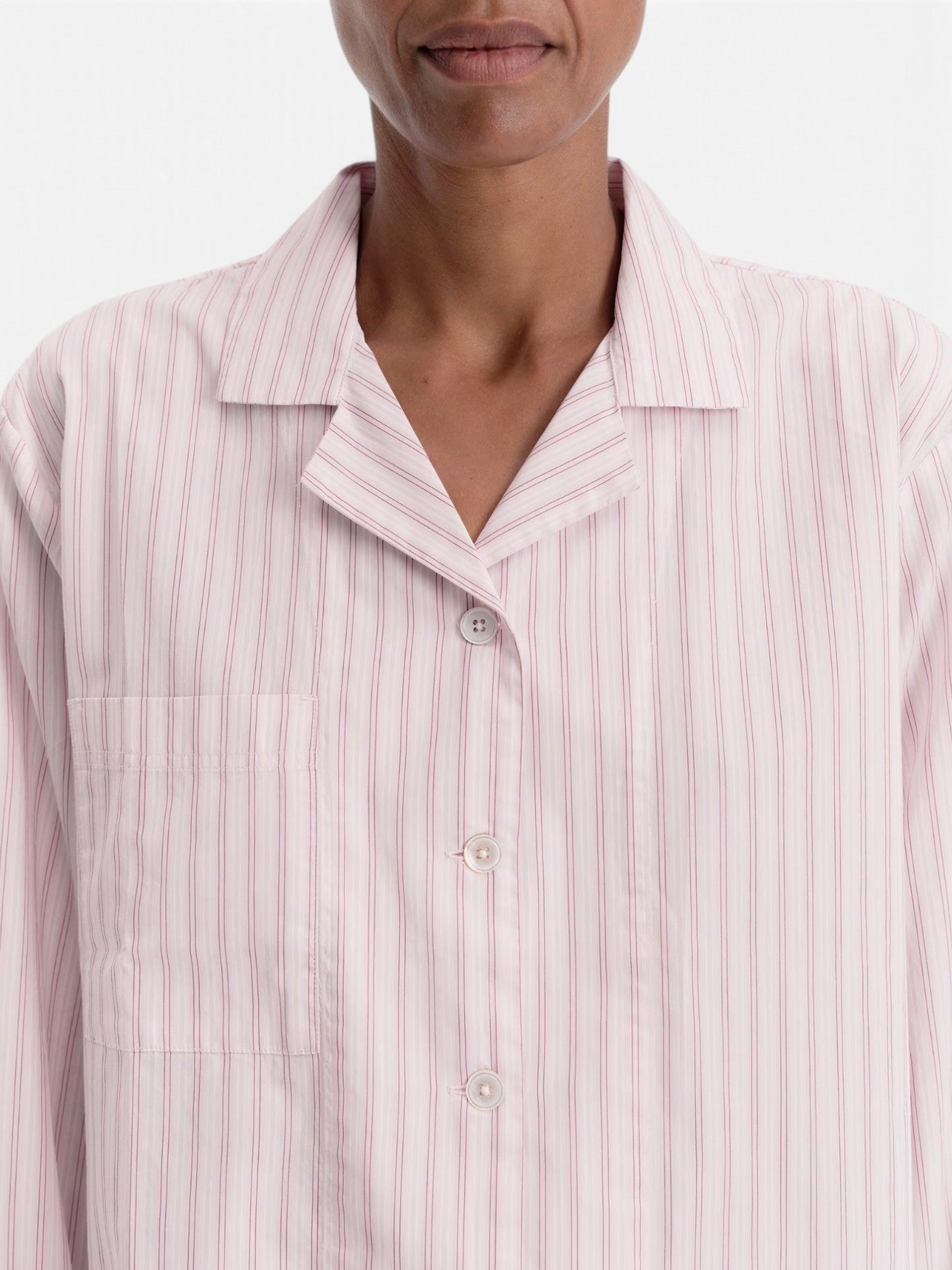 Fine Twill Long Sleeve Shirt Hessel Stripes