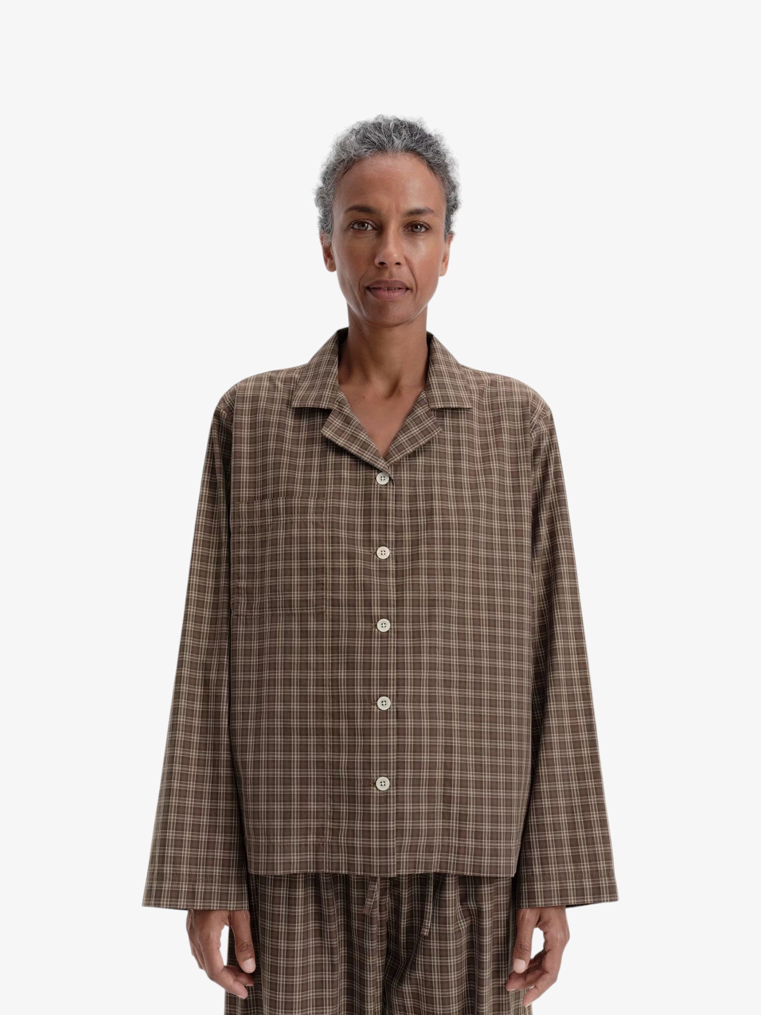 Fine Twill Long Sleeve Shirt Serra Checks