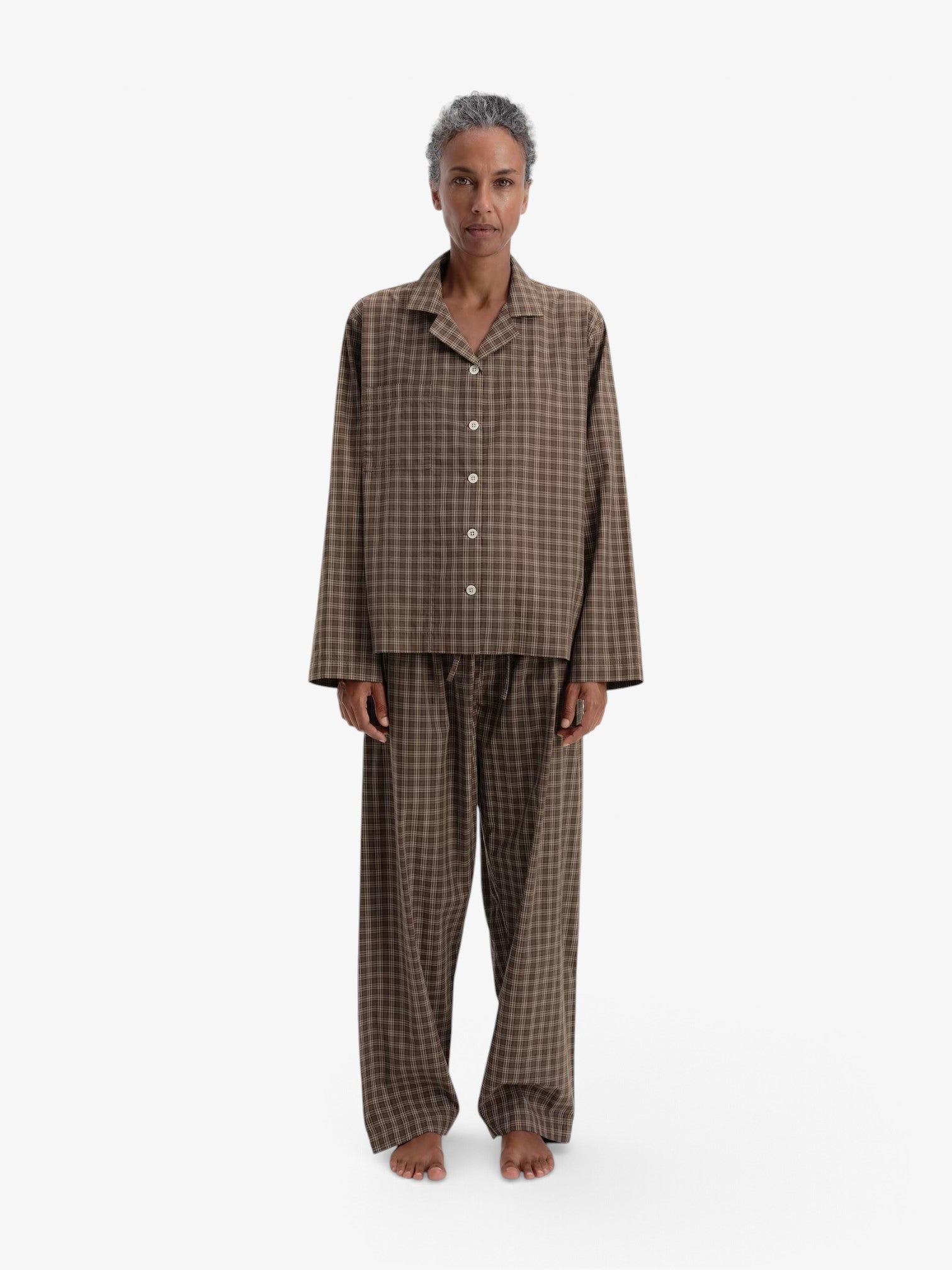 Fine Twill Long Sleeve Shirt Serra Checks