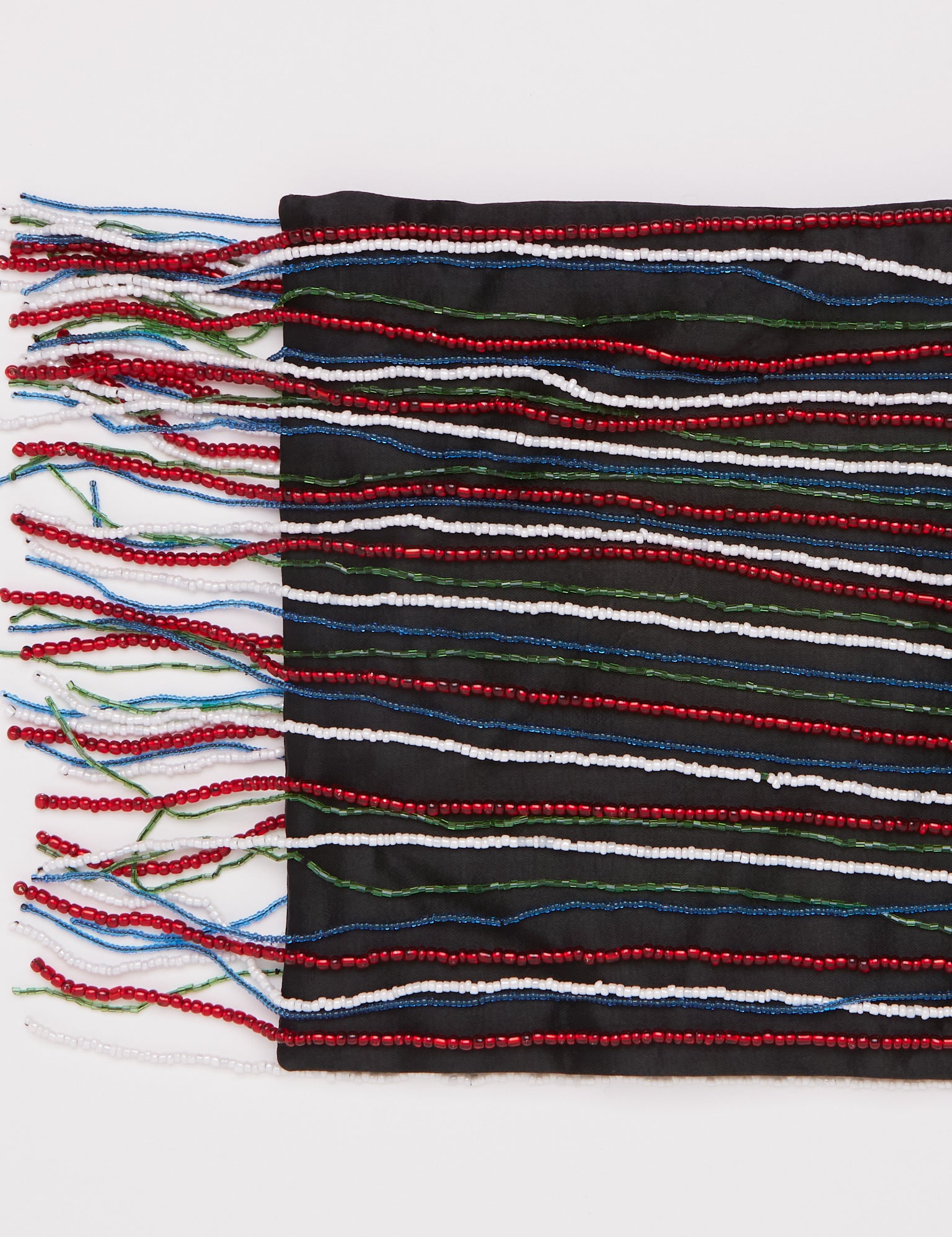 Tigra Tigra Beaded Fringe Wristlet Bag Black, curated by Shop Sommer in San Francisco.