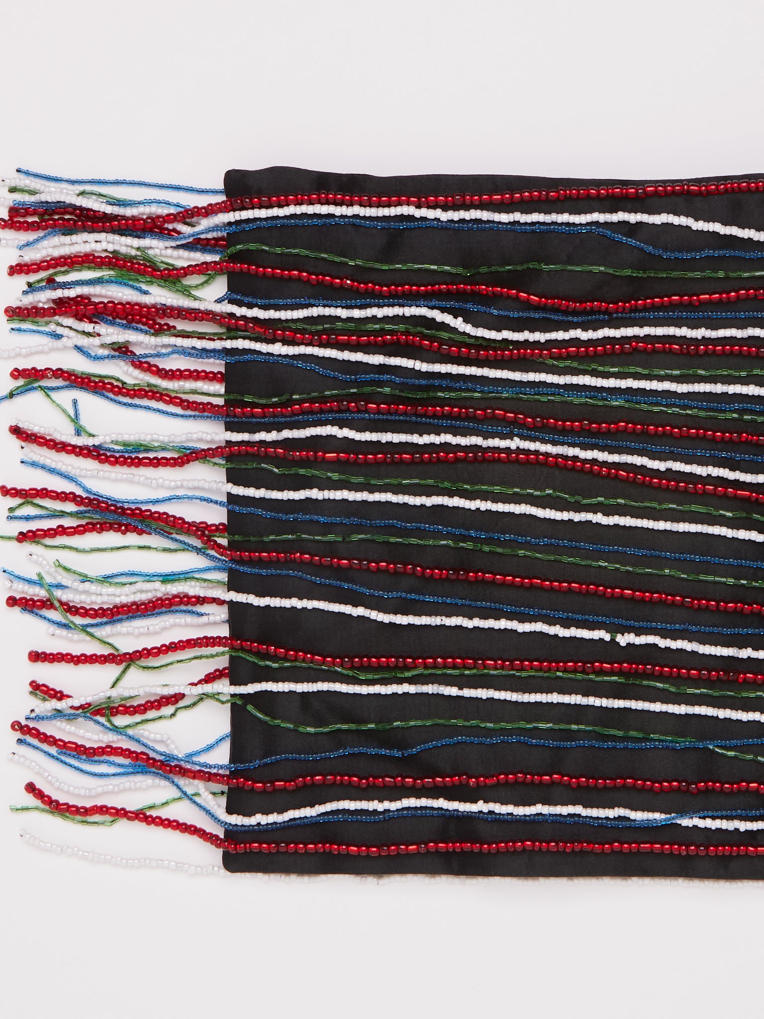 Tigra Tigra Beaded Fringe Wristlet Bag Black, curated by Shop Sommer in San Francisco.