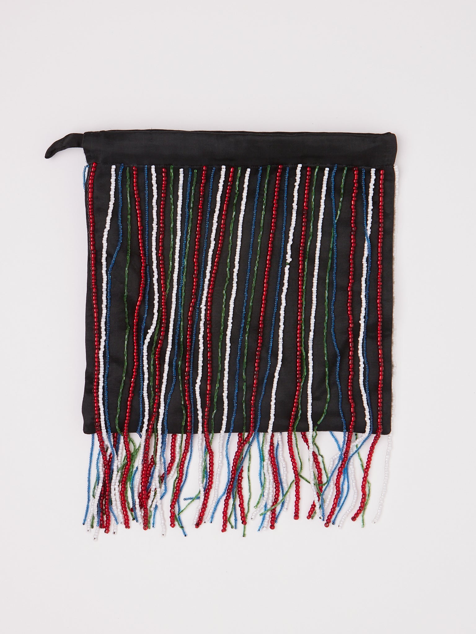 Tigra Tigra Beaded Fringe Wristlet Bag Black, curated by Shop Sommer in San Francisco.