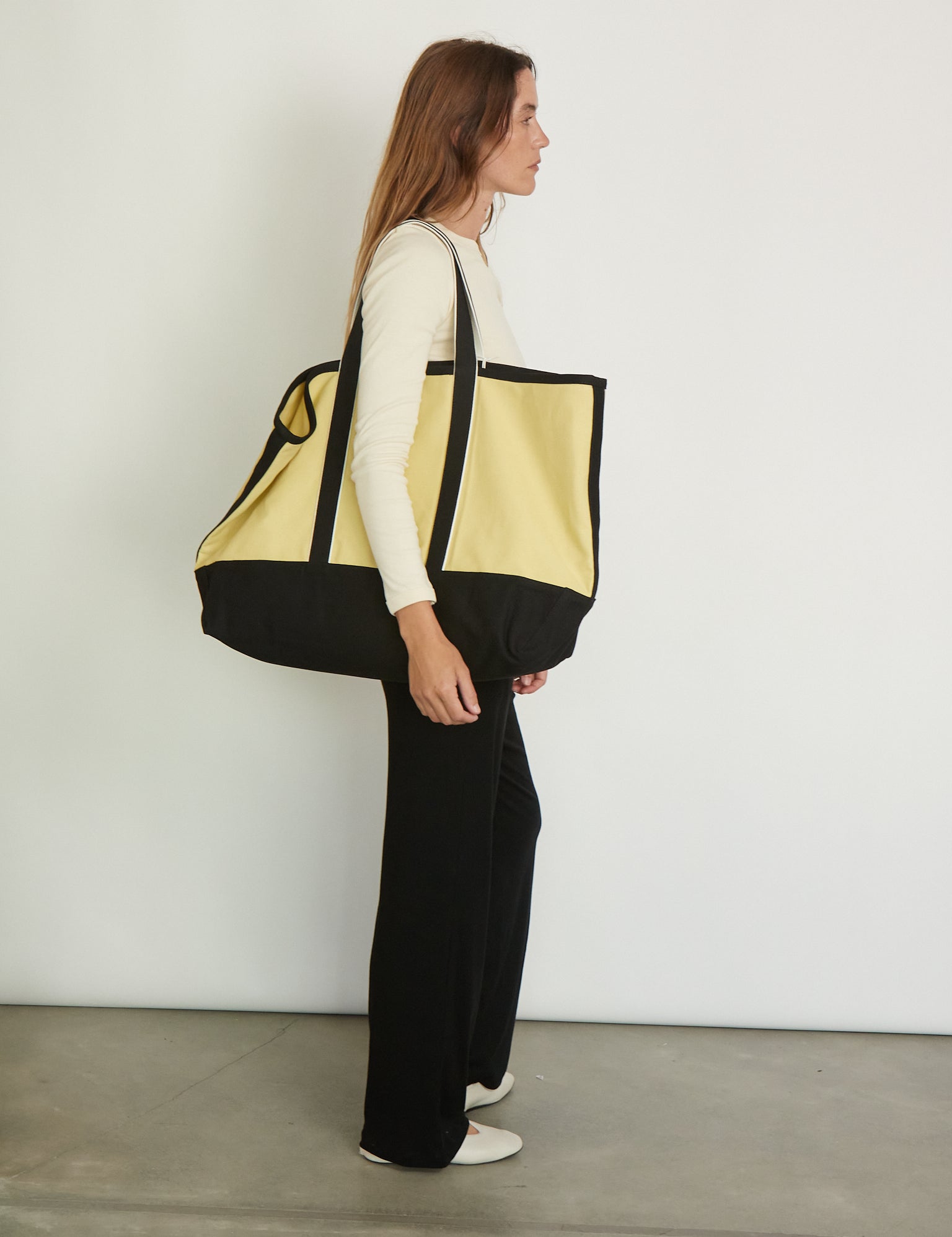 Large Easy Bag in Honey Bee from Valiese, curated by Shop Sommer in San Francisco.